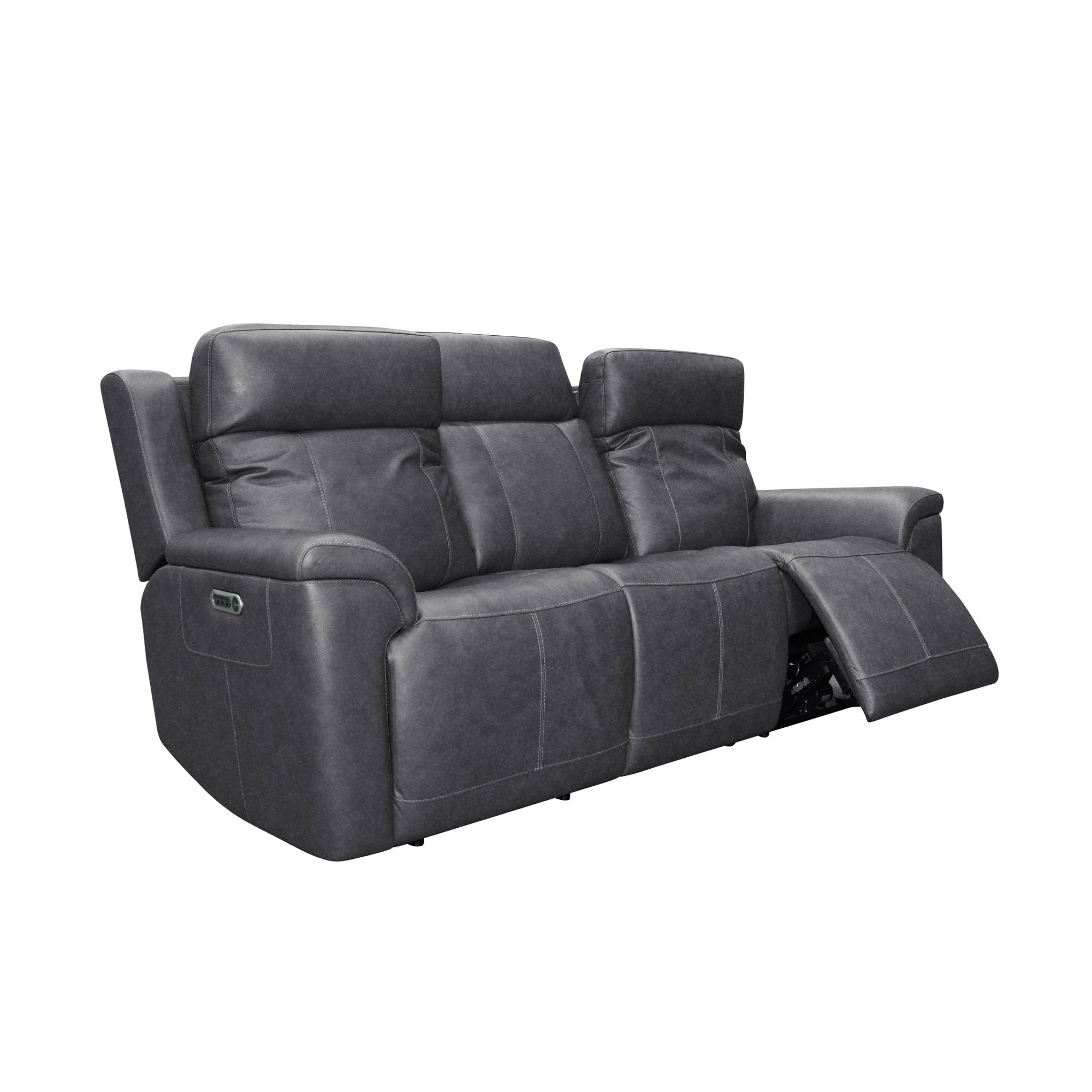 Amelia Charcoal Leather Slumberland Exclusive