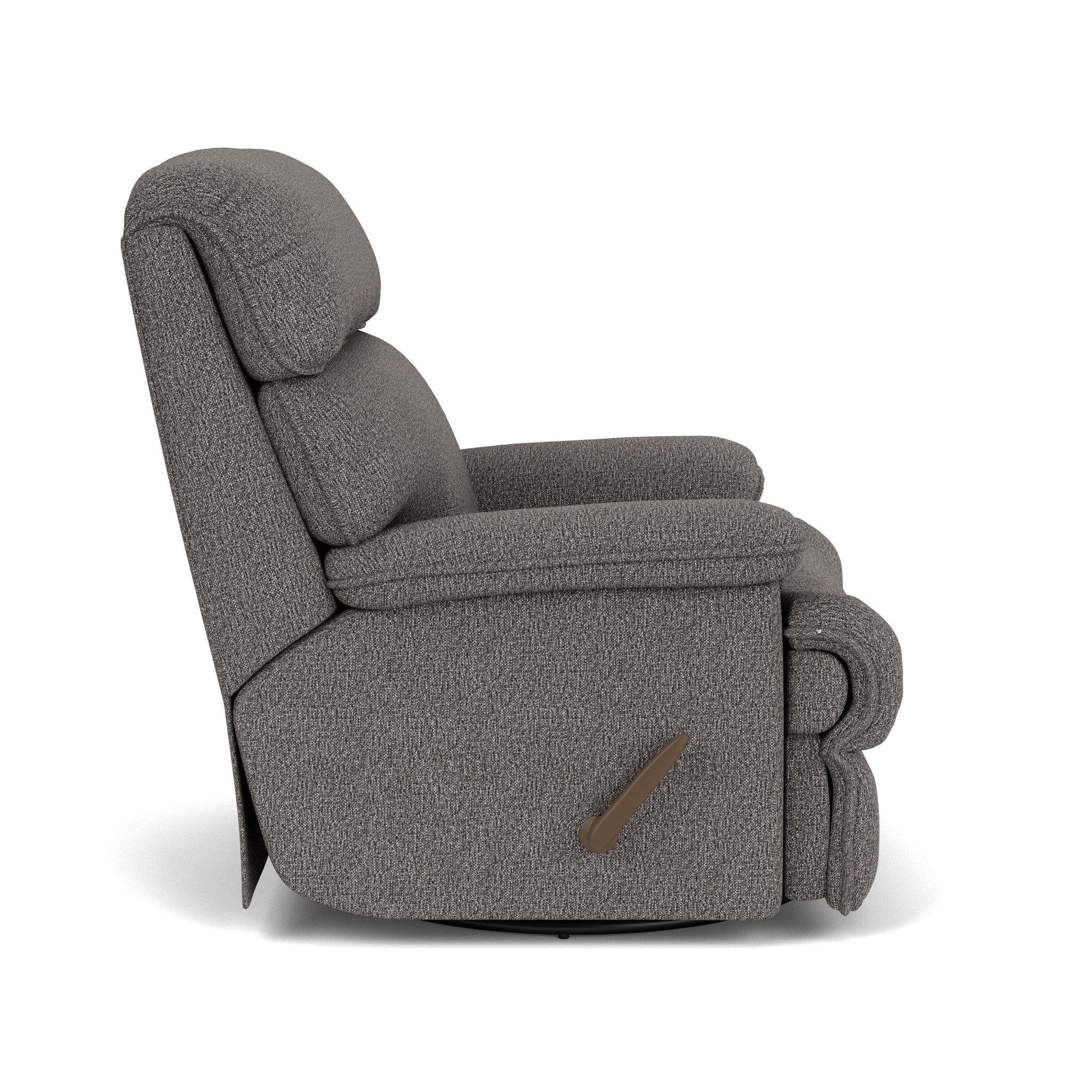 Geneva Fabric Swivel Gliding Recliner