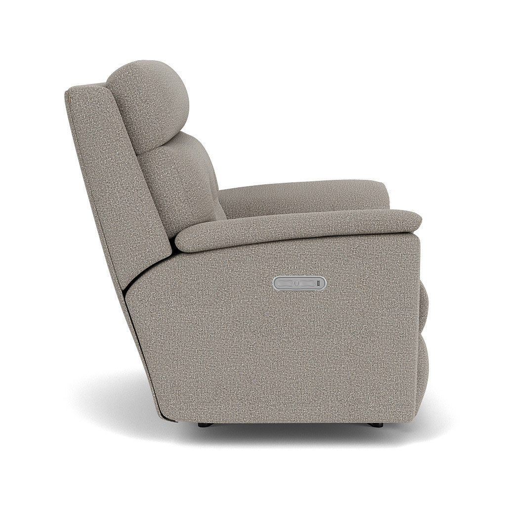 Mason Fabric Power Rocking Recliner with Power Headrest