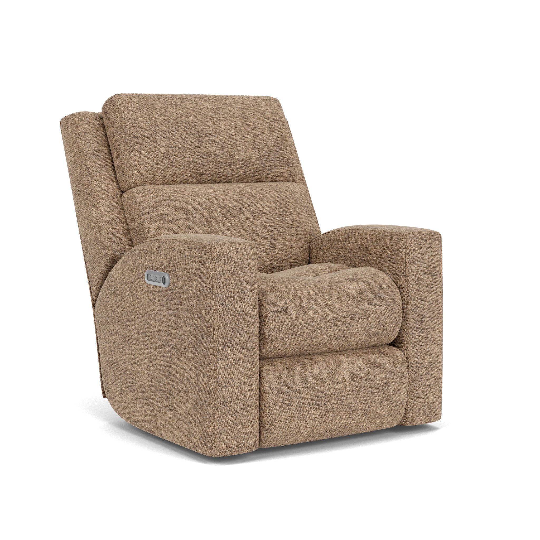 Score Fabric Power Recliner with Power Headrest & Lumbar