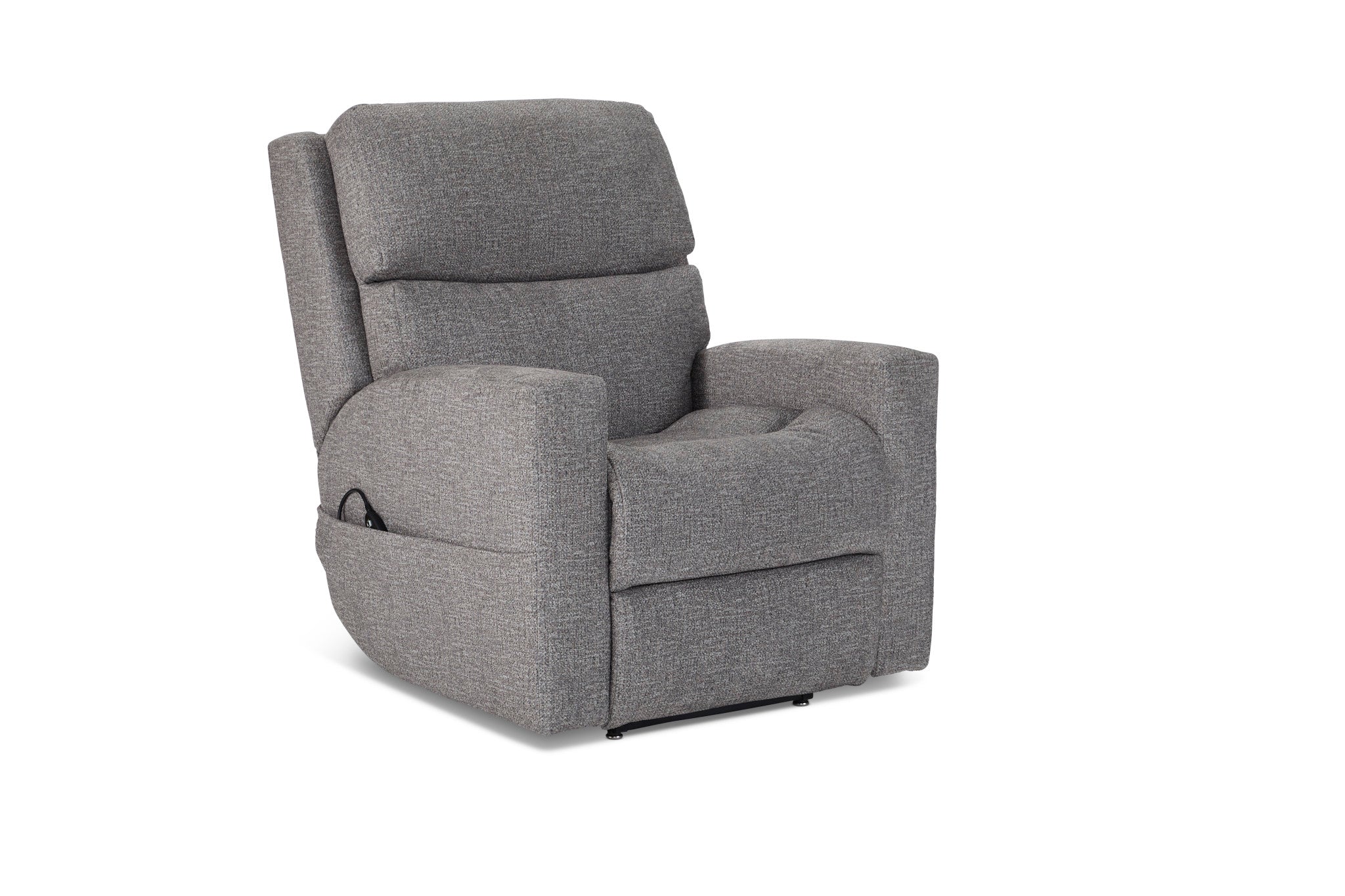 Score Fabric Power Lift Recliner with Power Headrest & Lumbar