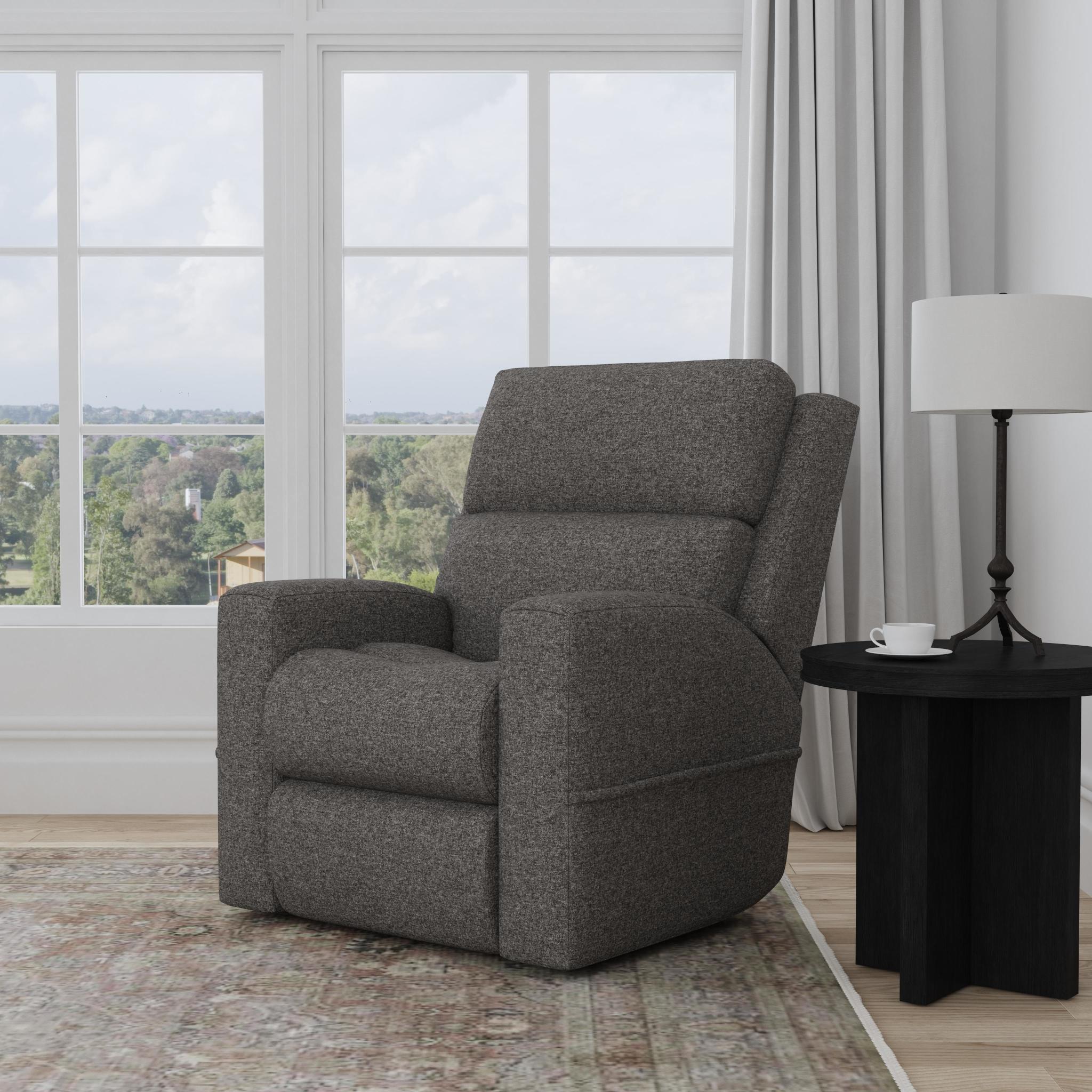 Score Fabric Power Lift Recliner with Power Headrest & Lumbar