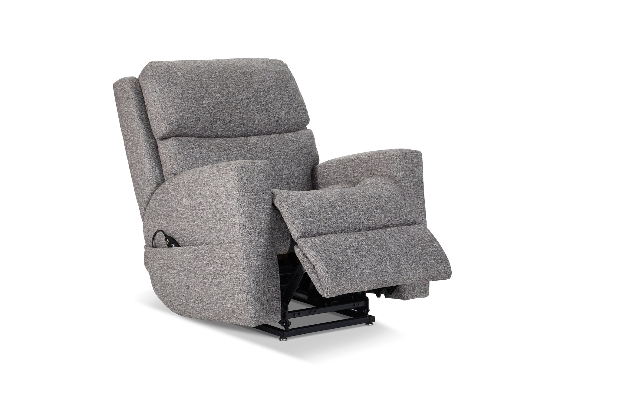 Score Fabric Power Lift Recliner with Power Headrest & Lumbar