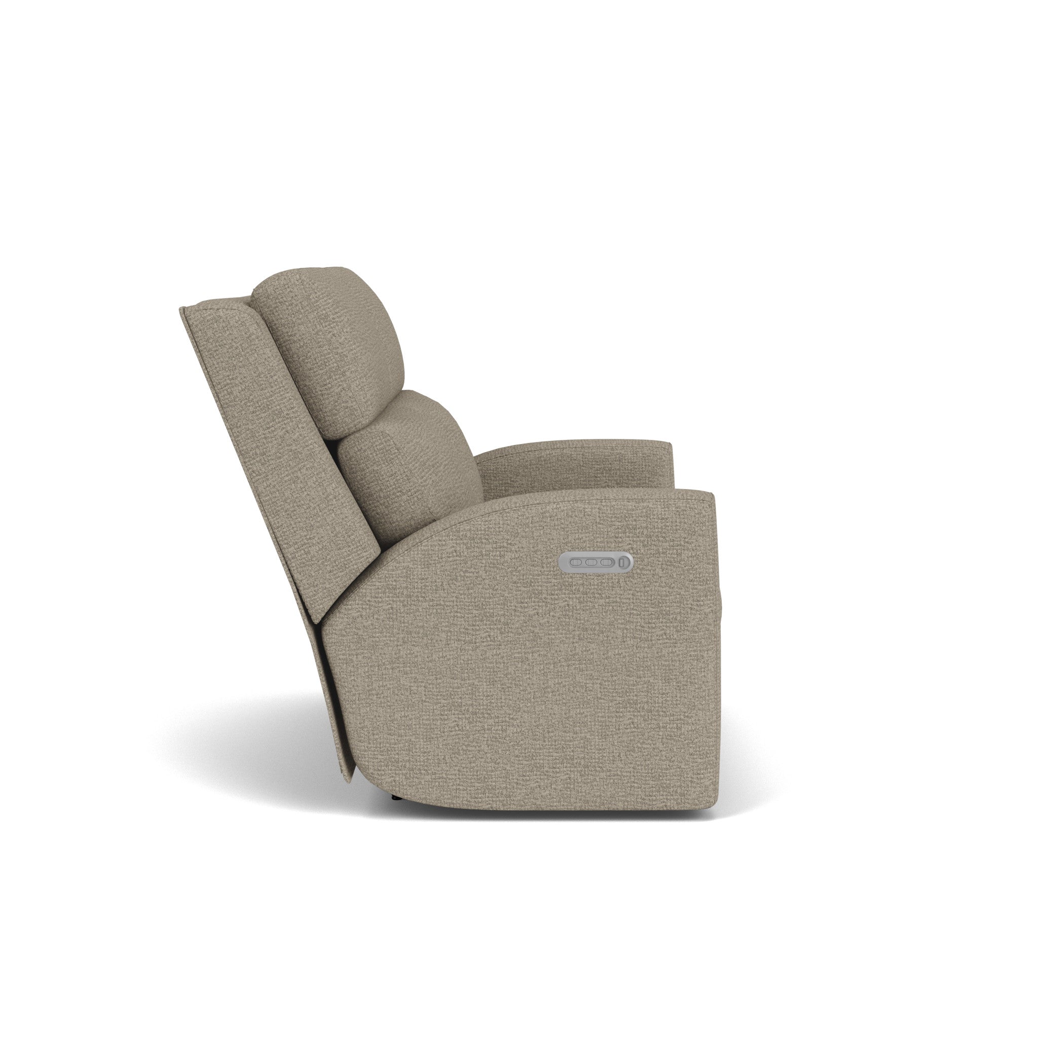 Score Fabric Power Reclining Loveseat with Power Headrests & Lumbar