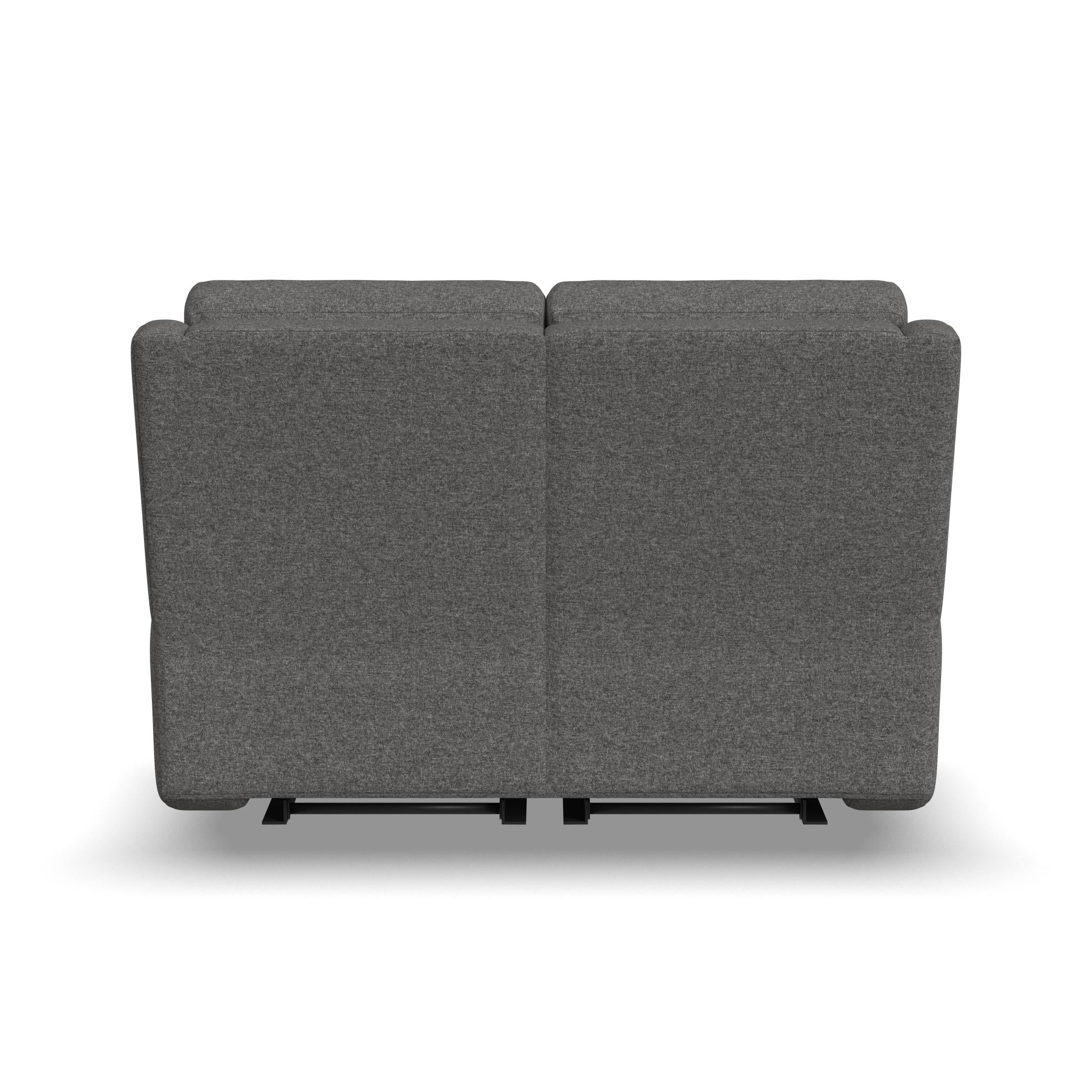 Score Fabric Power Reclining Loveseat with Power Headrests & Lumbar