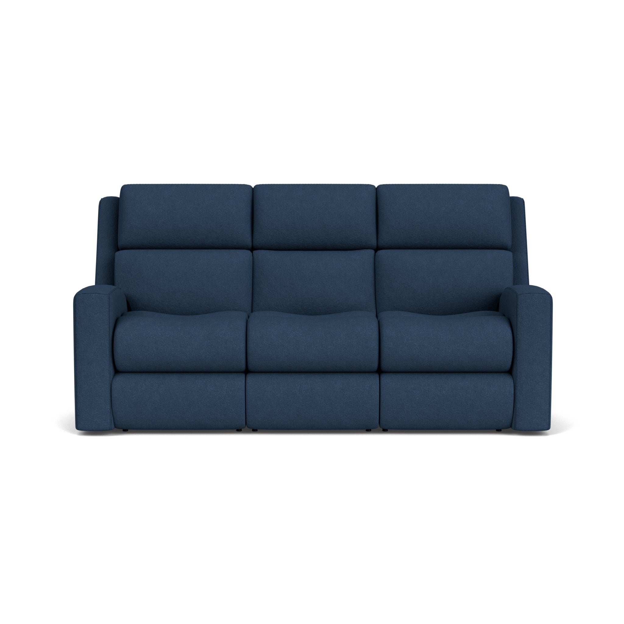 Score Fabric Power Reclining Sofa with Power Headrests & Lumbar