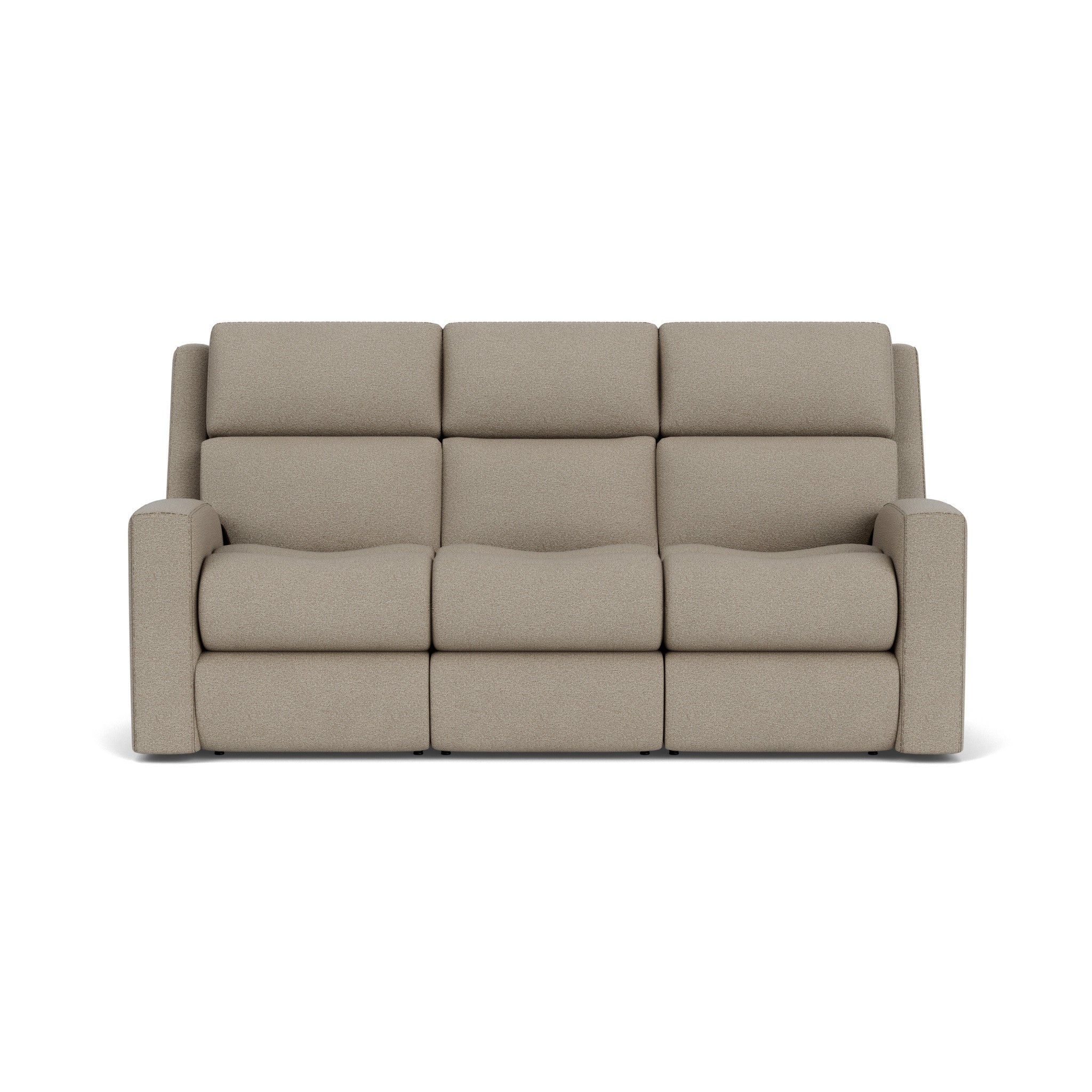 Score Fabric Power Reclining Sofa with Power Headrests & Lumbar