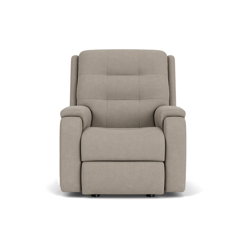 Arlo Fabric Power Rocking Recliner with Power Headrest & Lumbar