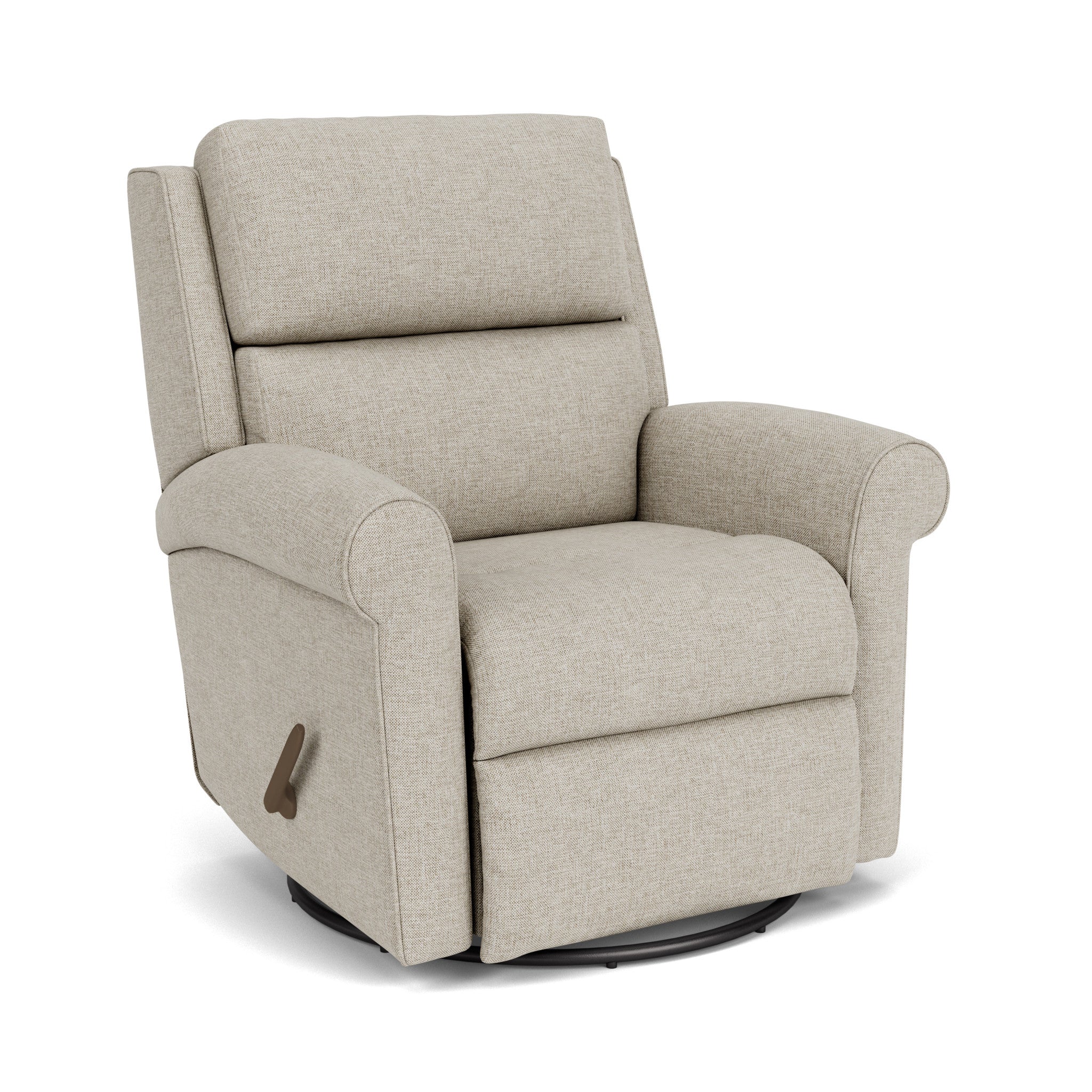 Belle Fabric Swivel Gliding Recliner