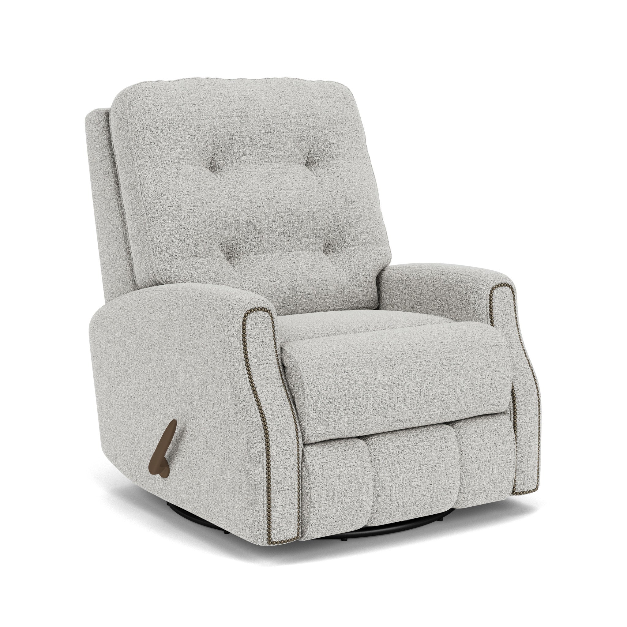 Devon Fabric Swivel Gliding Recliner