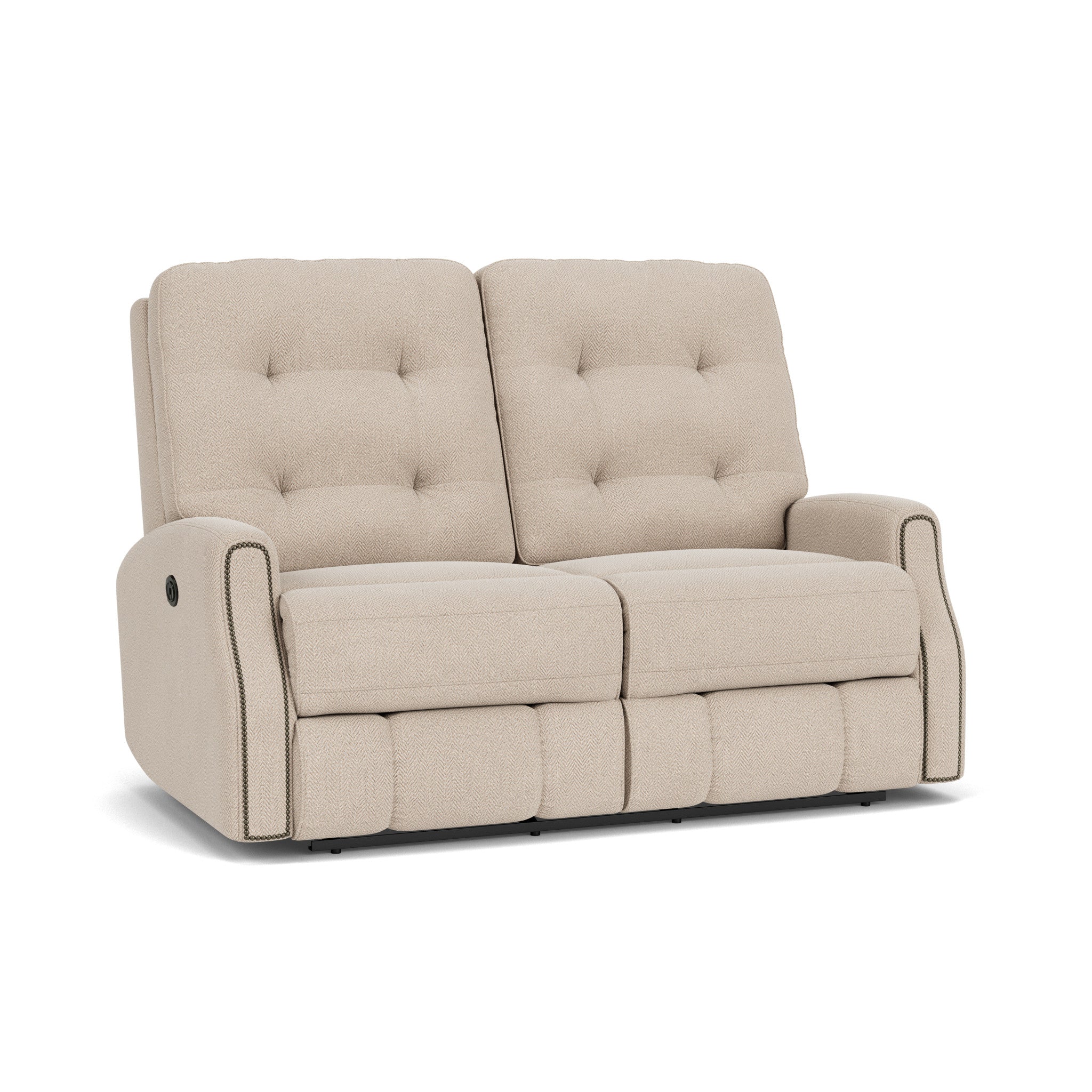 Devon Fabric Power Reclining Loveseat