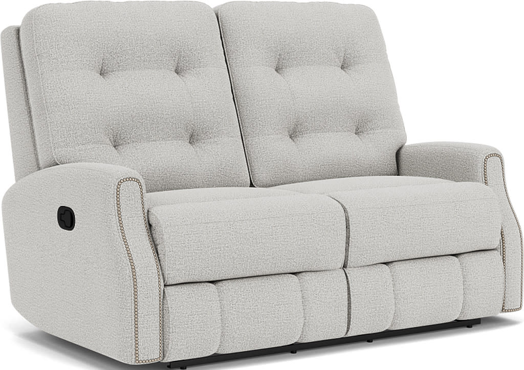 Devon Fabric Reclining Loveseat