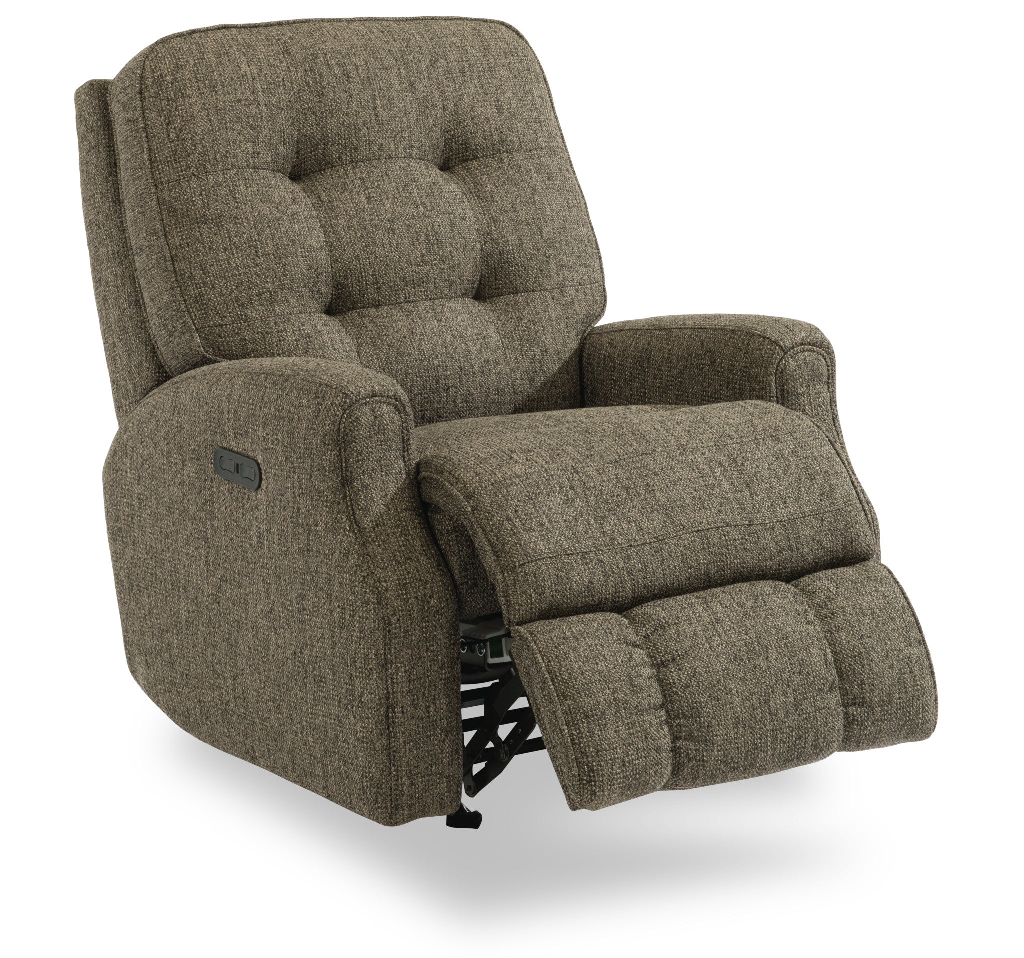 Devon Fabric Power Rocking Recliner with Power Headrest