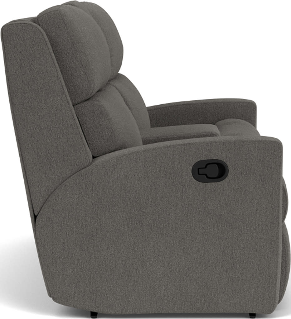 Catalina Fabric Reclining Loveseat with Console