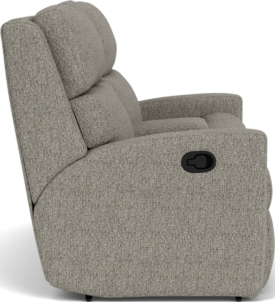 Catalina Fabric Reclining Loveseat with Console