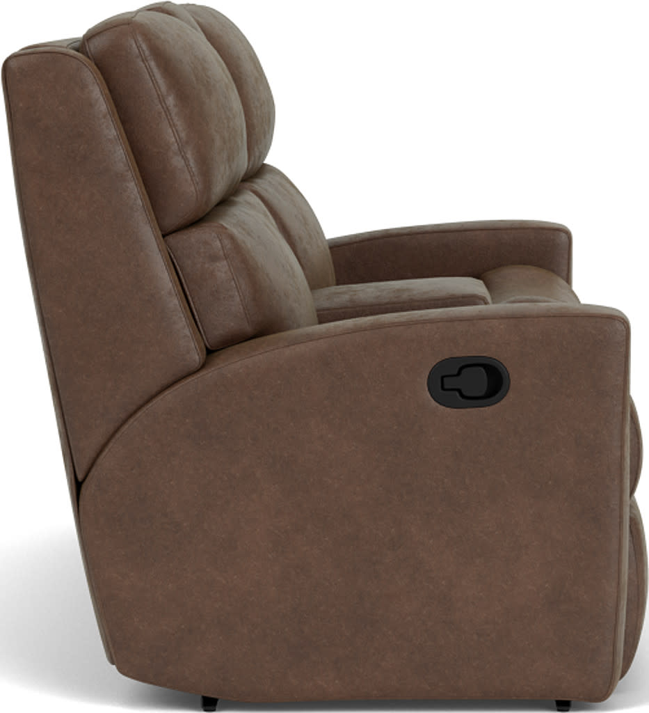 Catalina Fabric Reclining Loveseat with Console