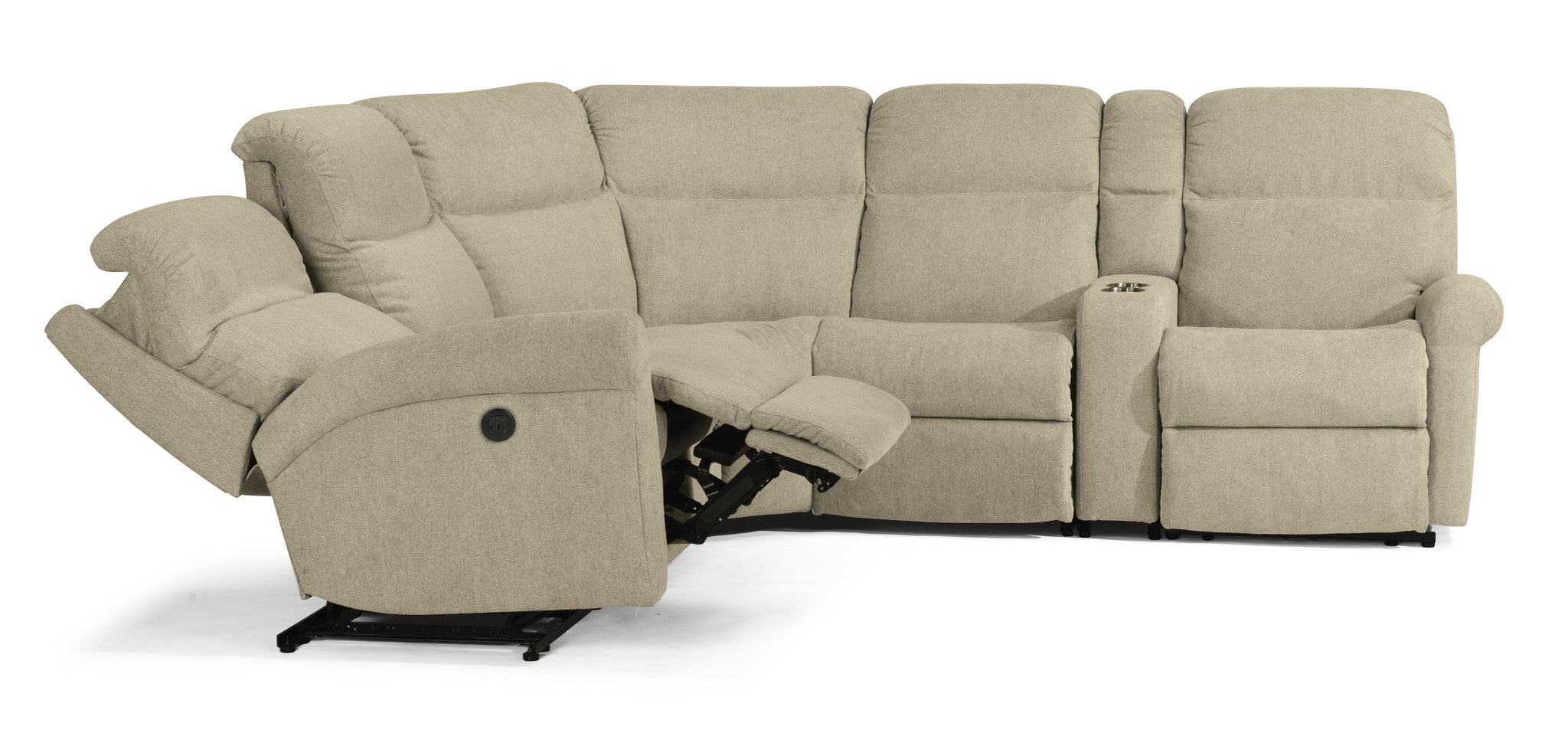 Davis Fabric Power Reclining Sectional