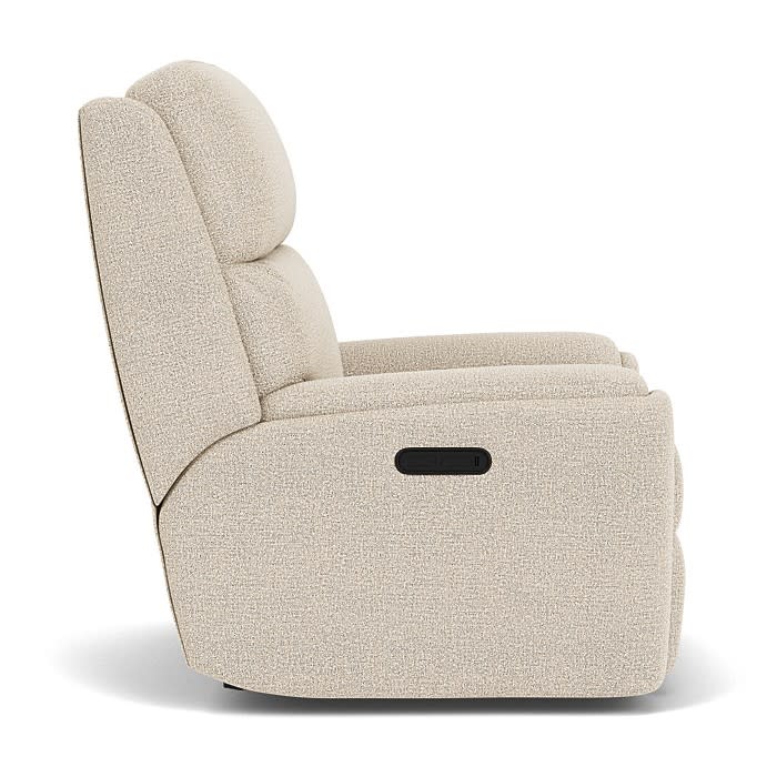 Rio Fabric Power Recliner with Power Headrest