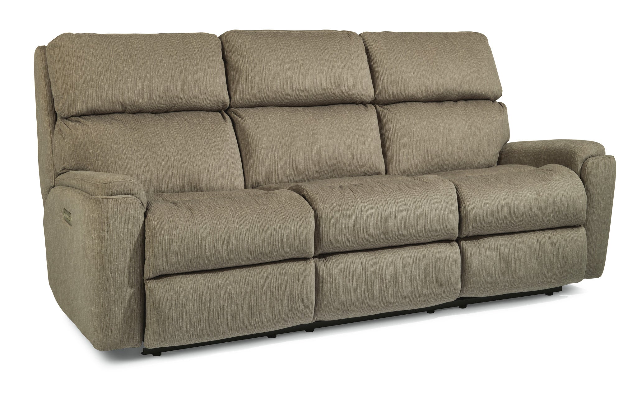 Rio Fabric Power Reclining Sofa with Power Headrests