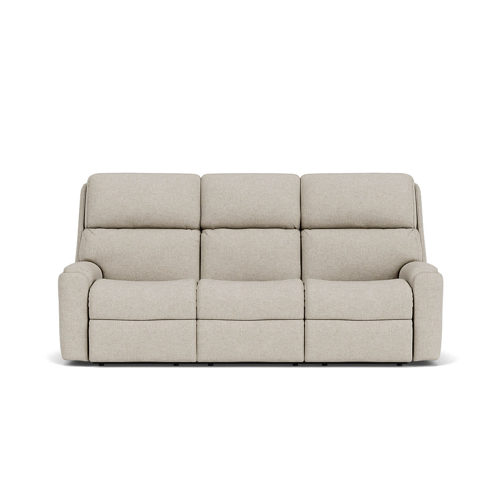 Rio Fabric Power Reclining Sofa with Power Headrests