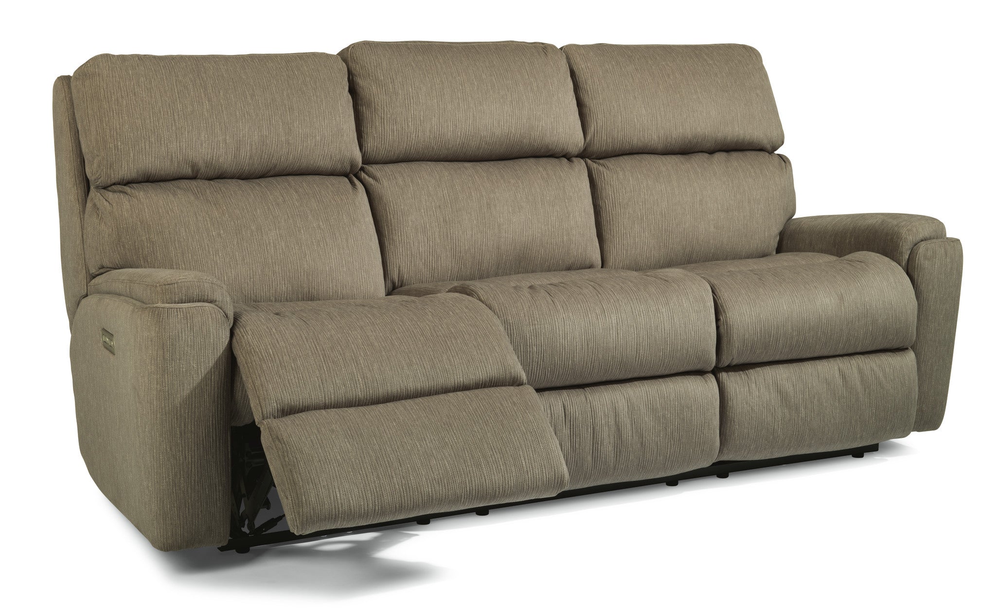 Rio Fabric Power Reclining Sofa with Power Headrests