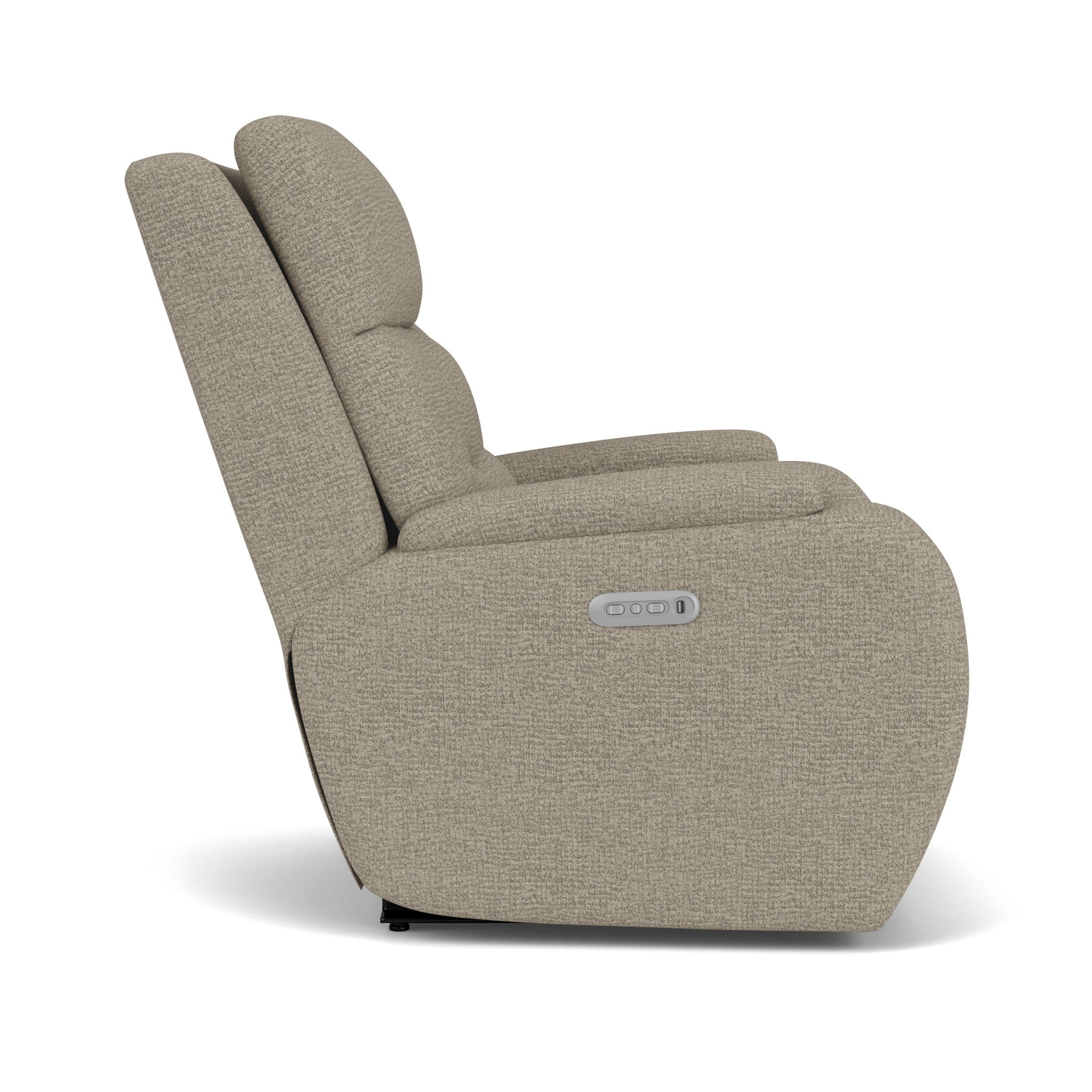 Strait Fabric Power Recliner with Power Headrest