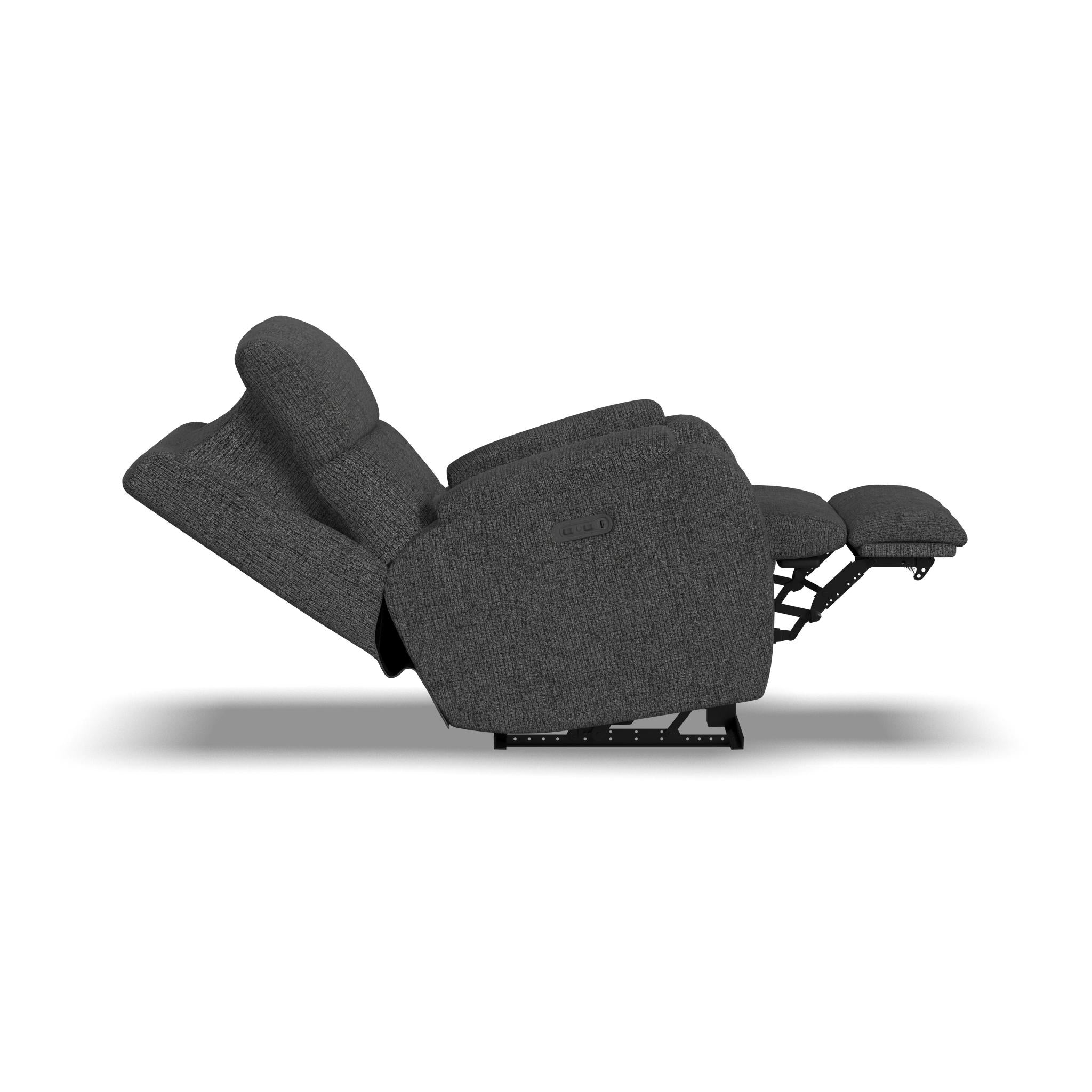 Strait Fabric Power Recliner with Power Headrest