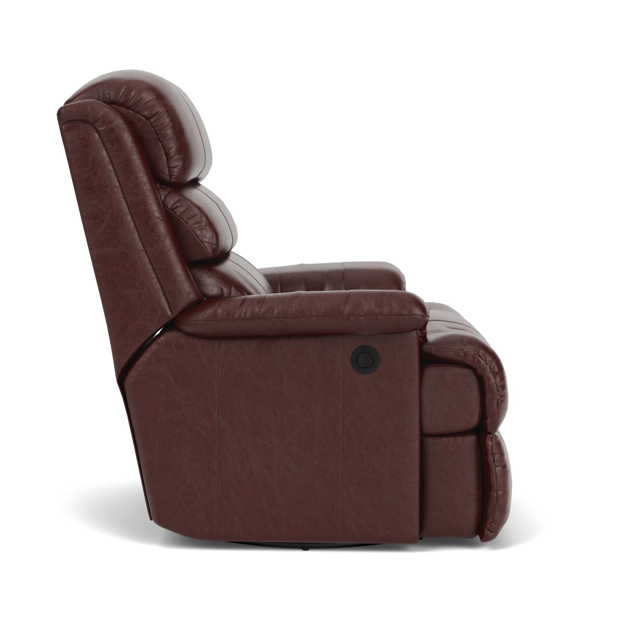 Yukon Leather Swivel Gliding Recliner