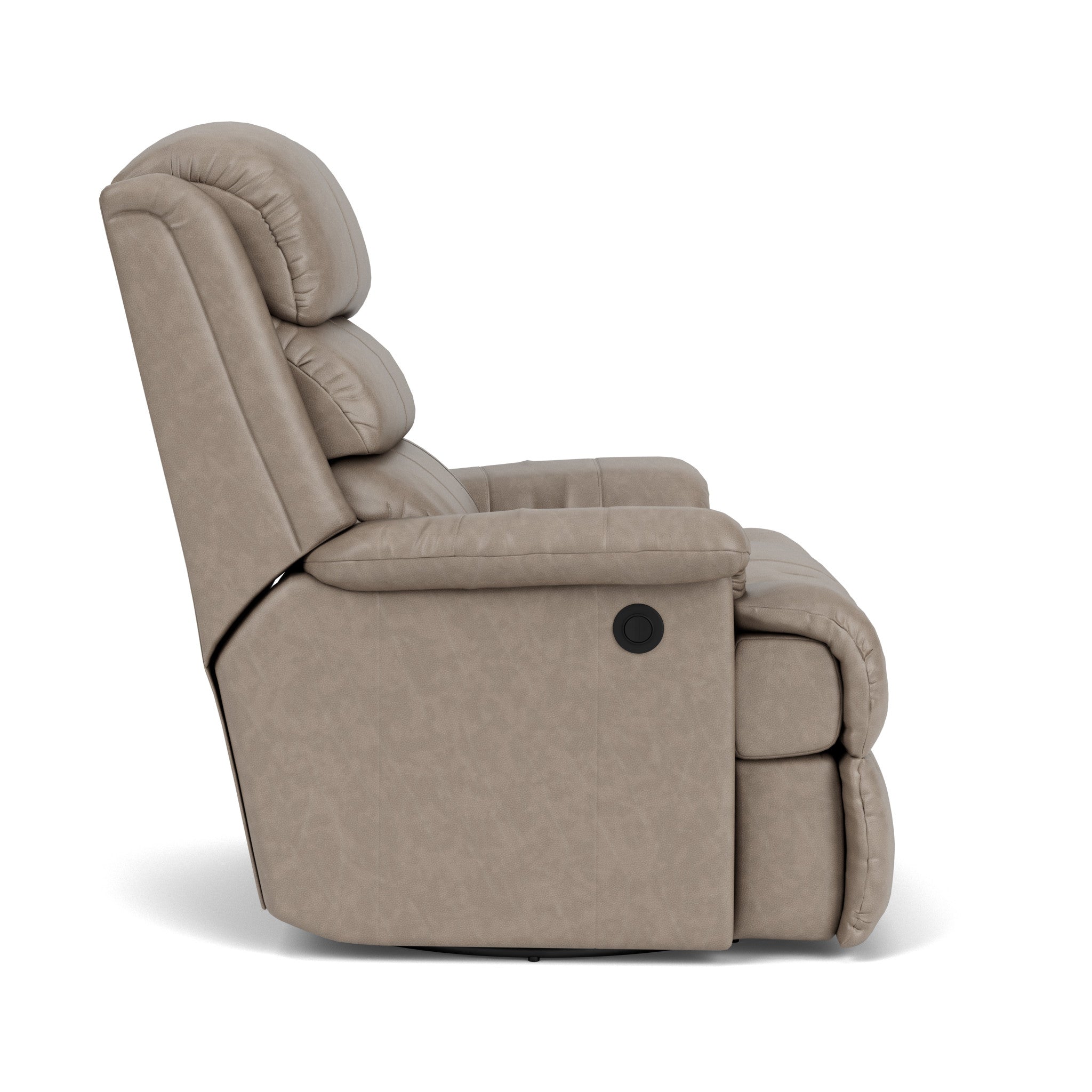 Yukon Leather Swivel Gliding Recliner