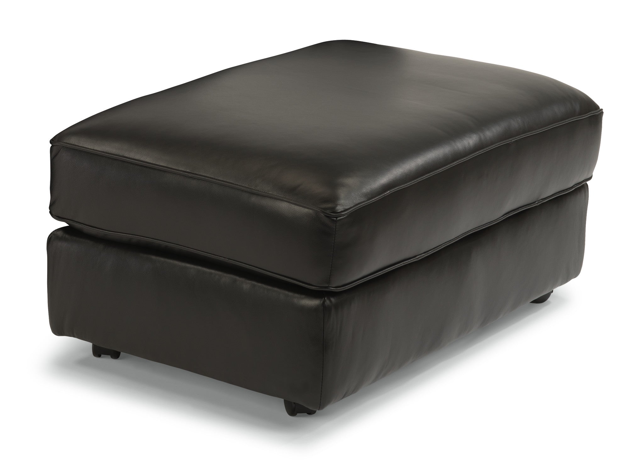 Vail Leather Cocktail Ottoman