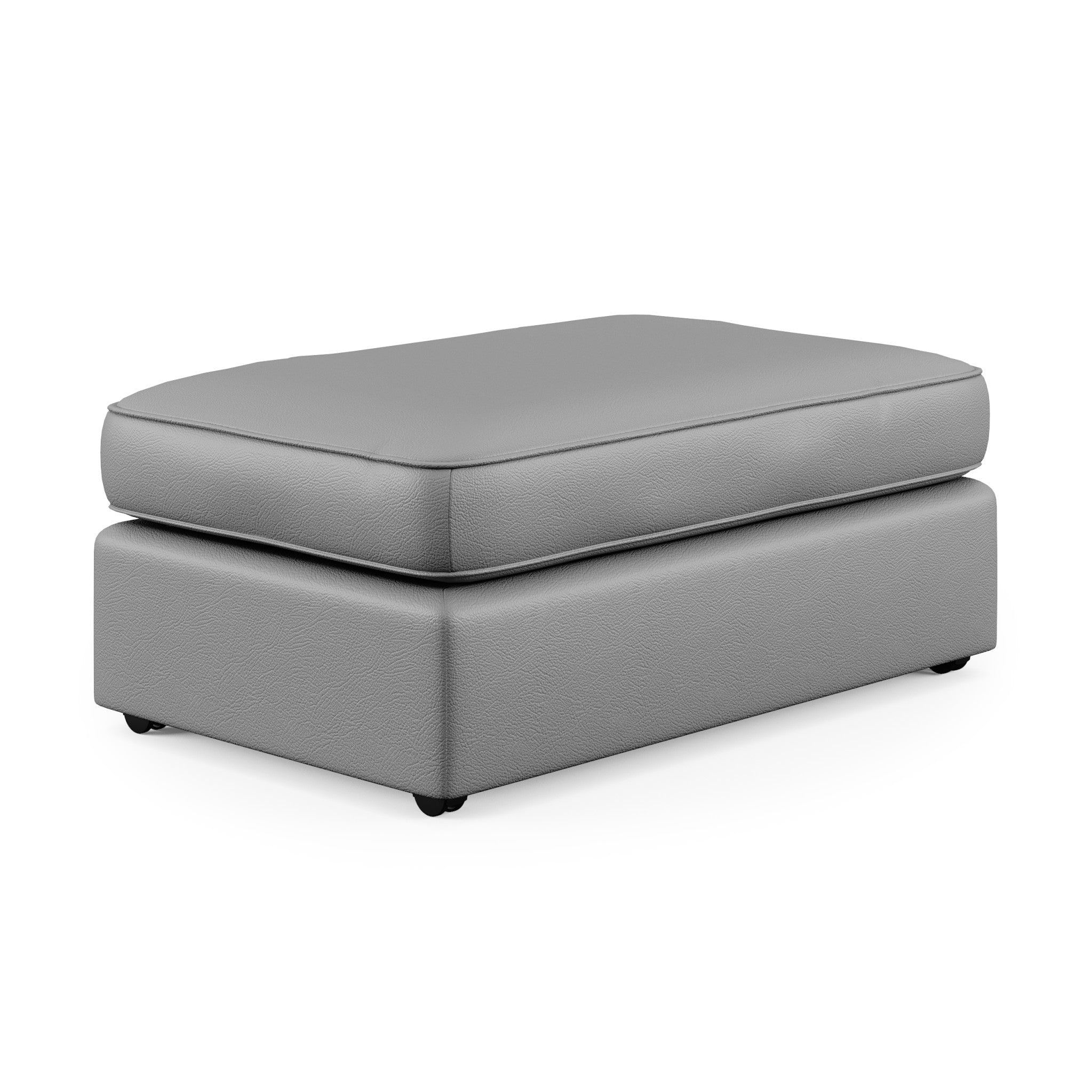 Vail Leather Cocktail Ottoman