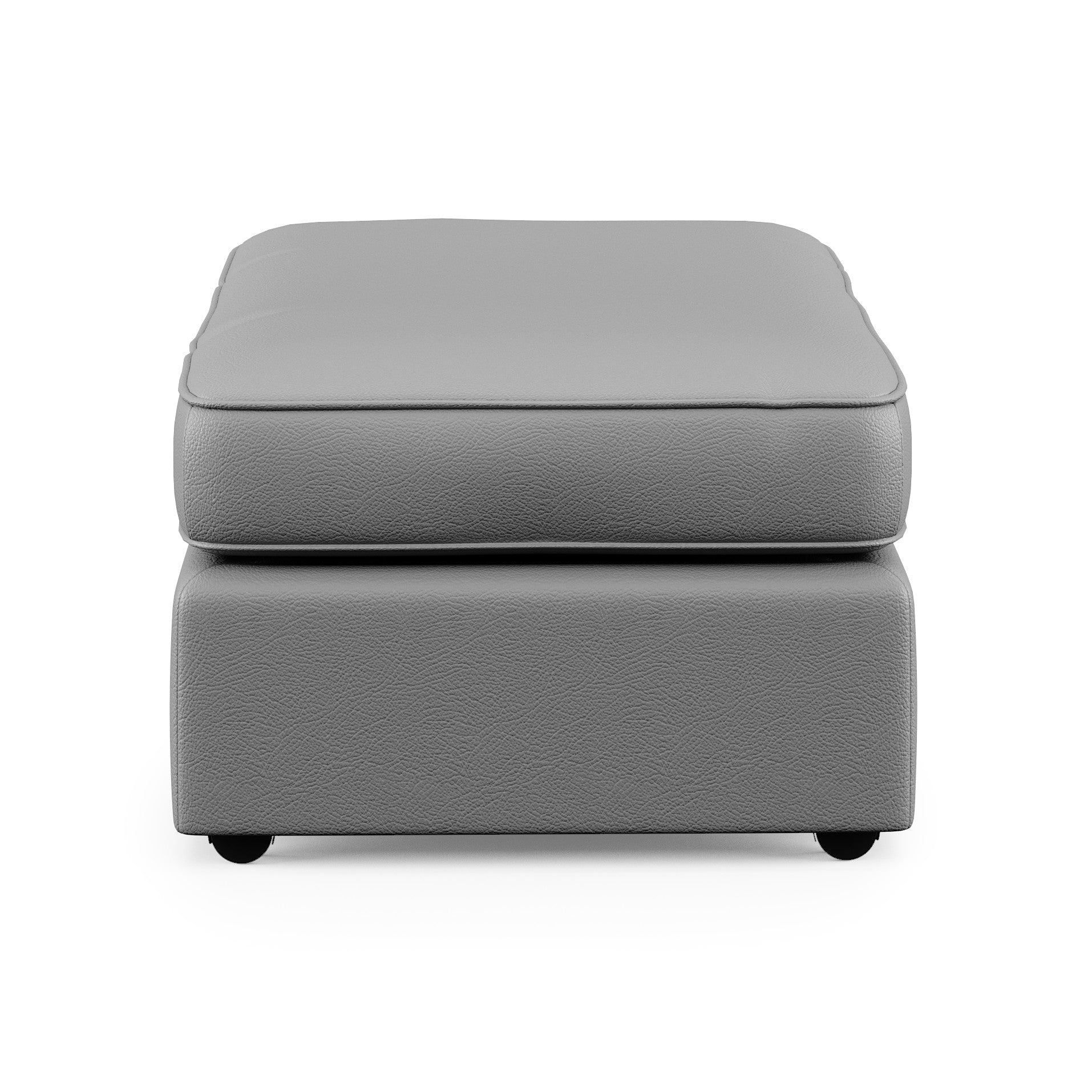 Vail Leather Cocktail Ottoman