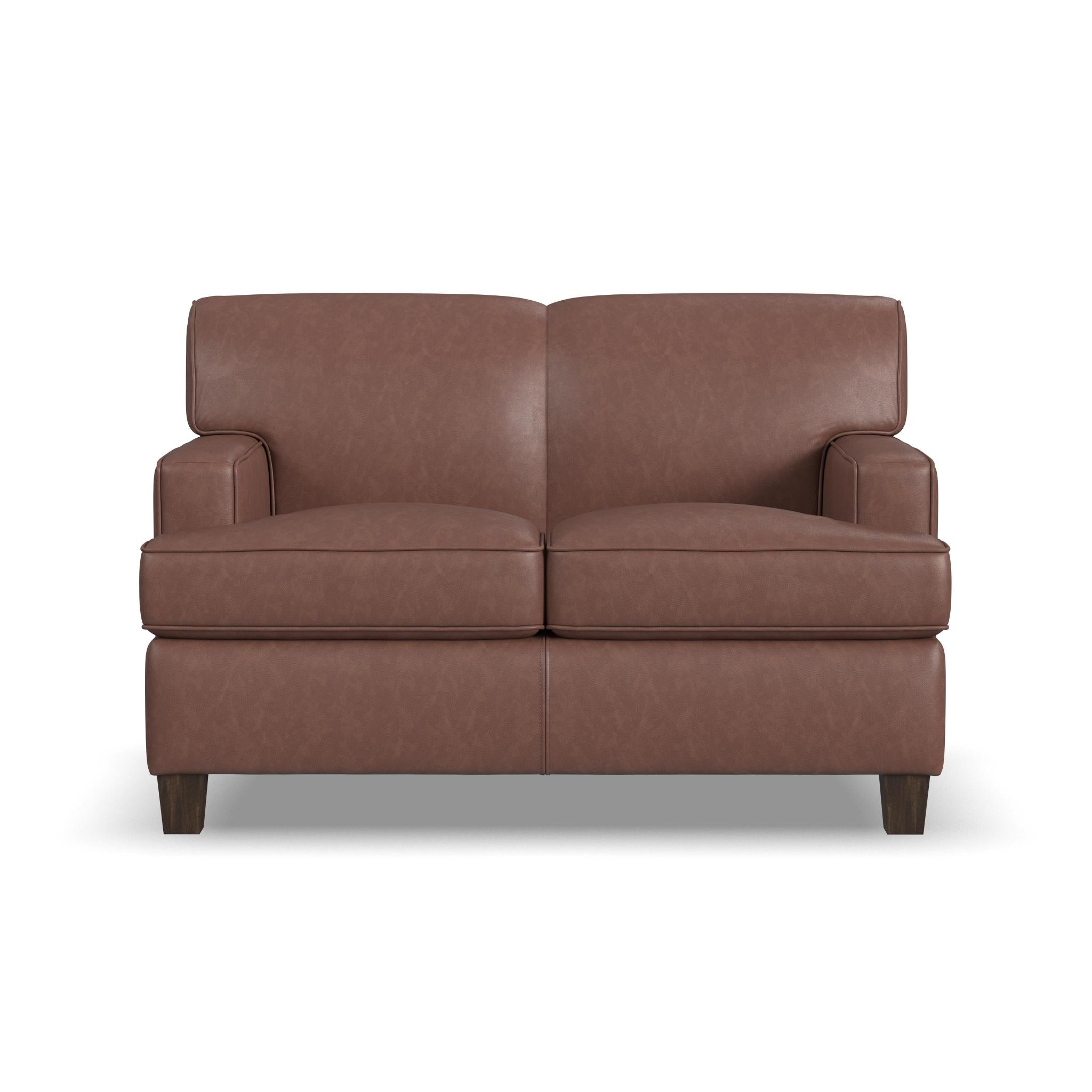 Dempsey Leather Loveseat