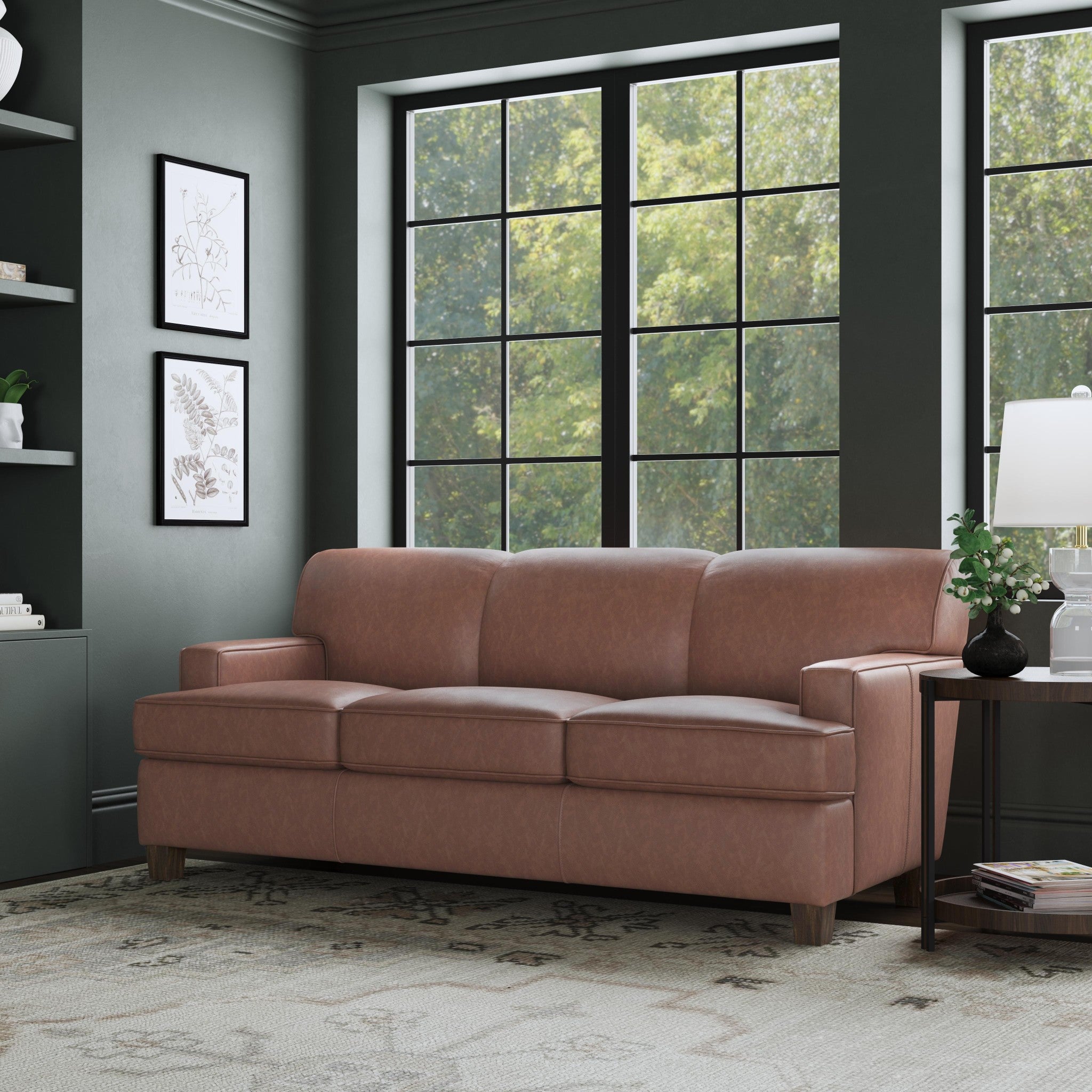 Dempsey Leather Sofa