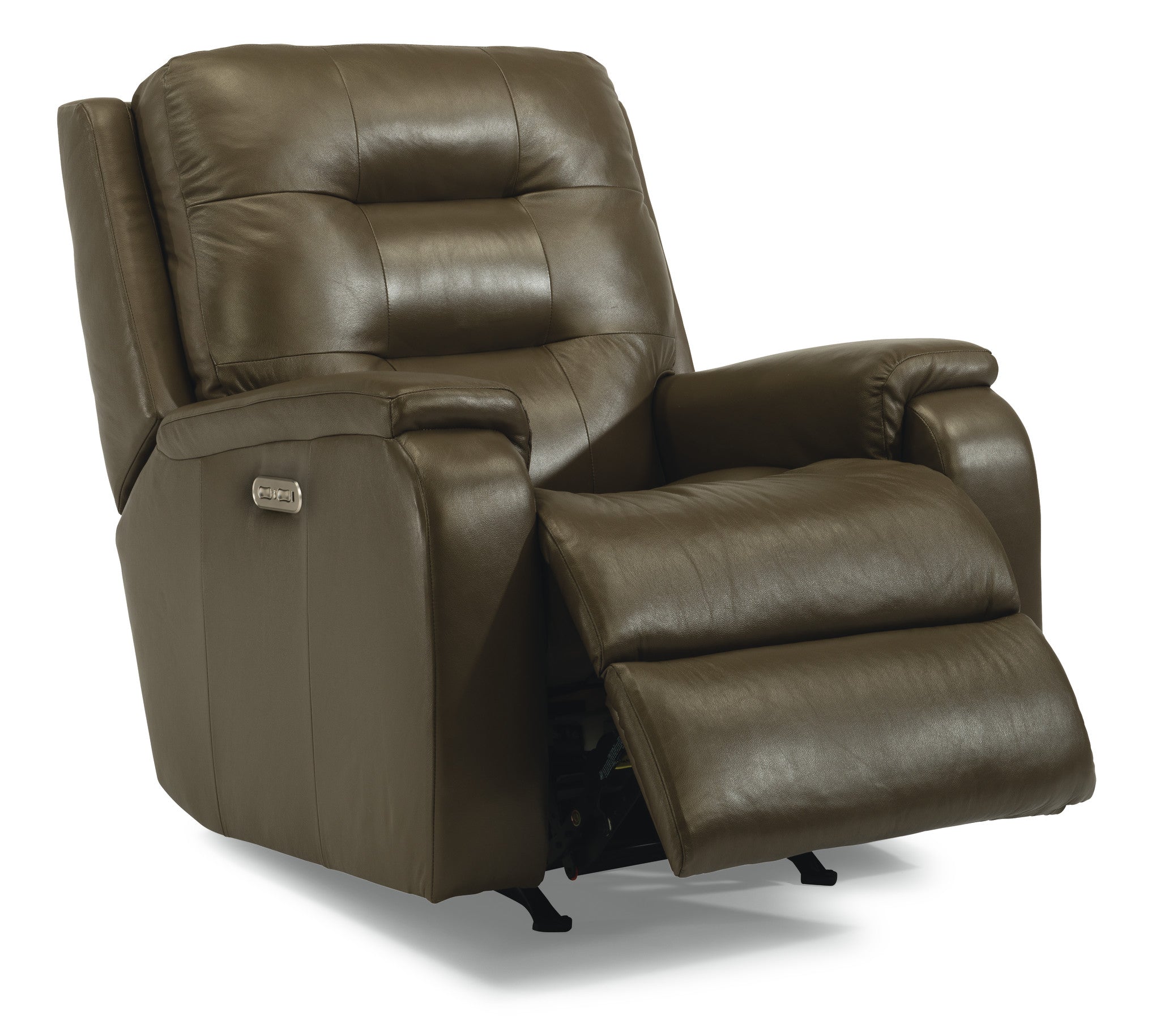 Arlo Leather Power Rocking Recliner with Power Headrest