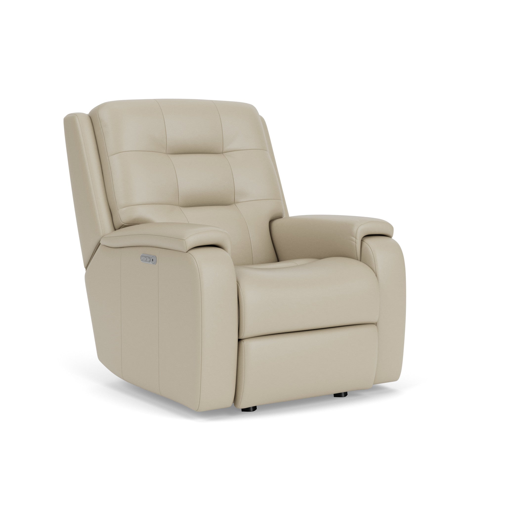 Arlo Leather Power Rocking Recliner with Power Headrest & Lumbar