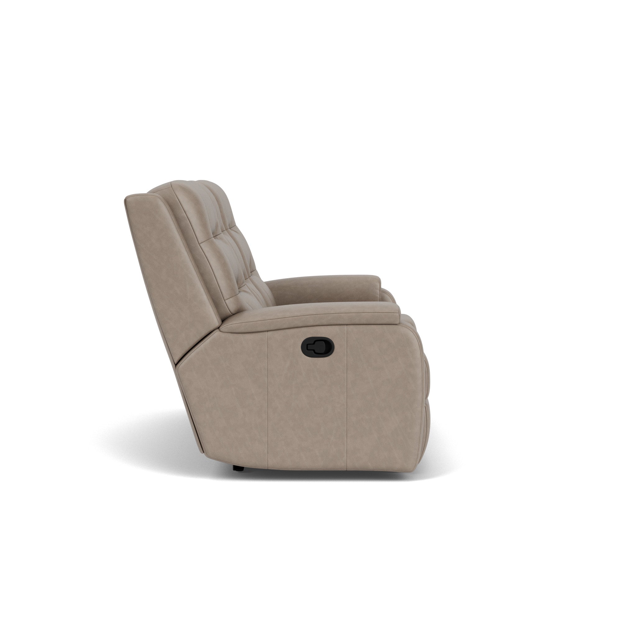 Arlo Leather Reclining Loveseat with Console