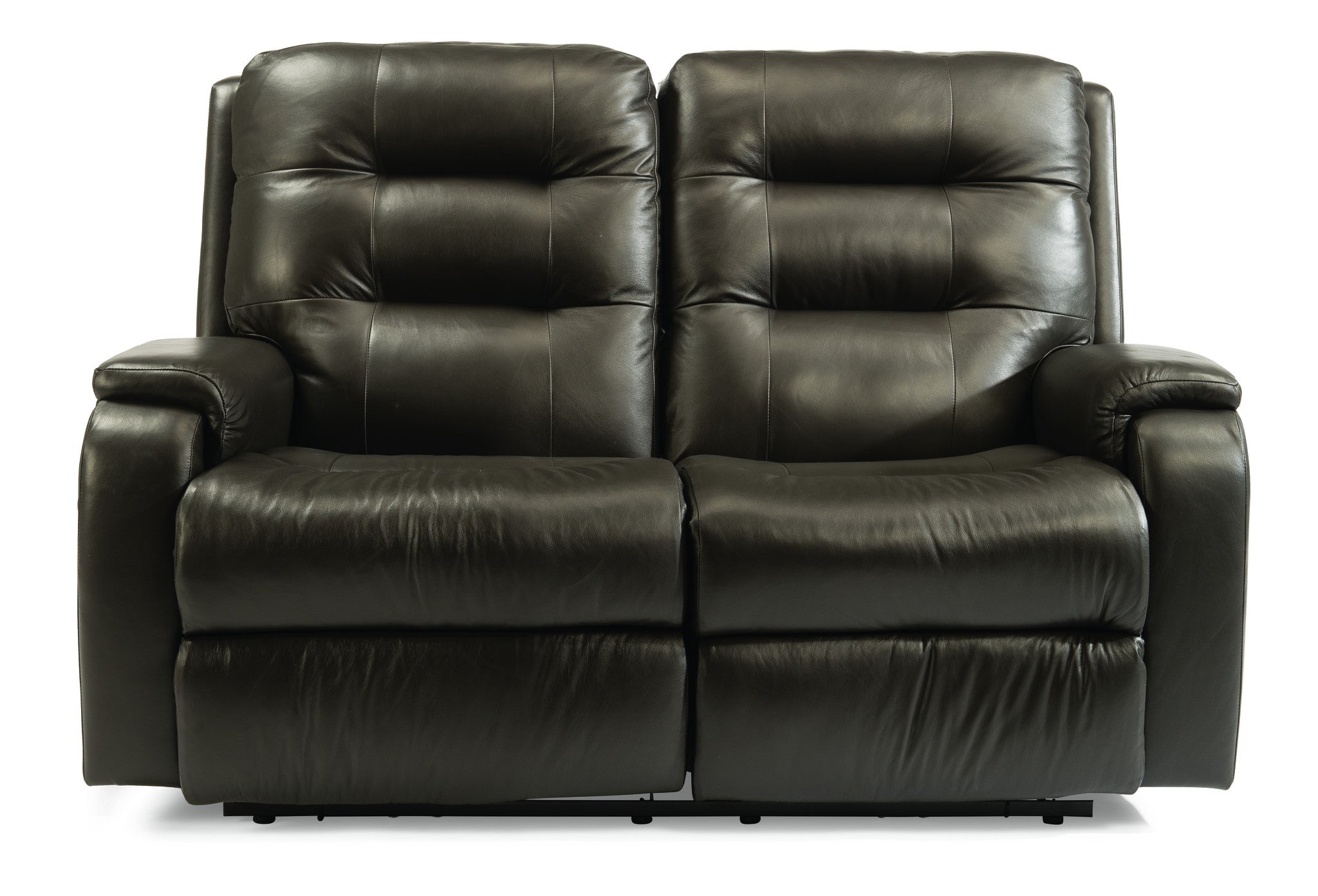 Arlo Leather Power Reclining Loveseat with Power Headrests