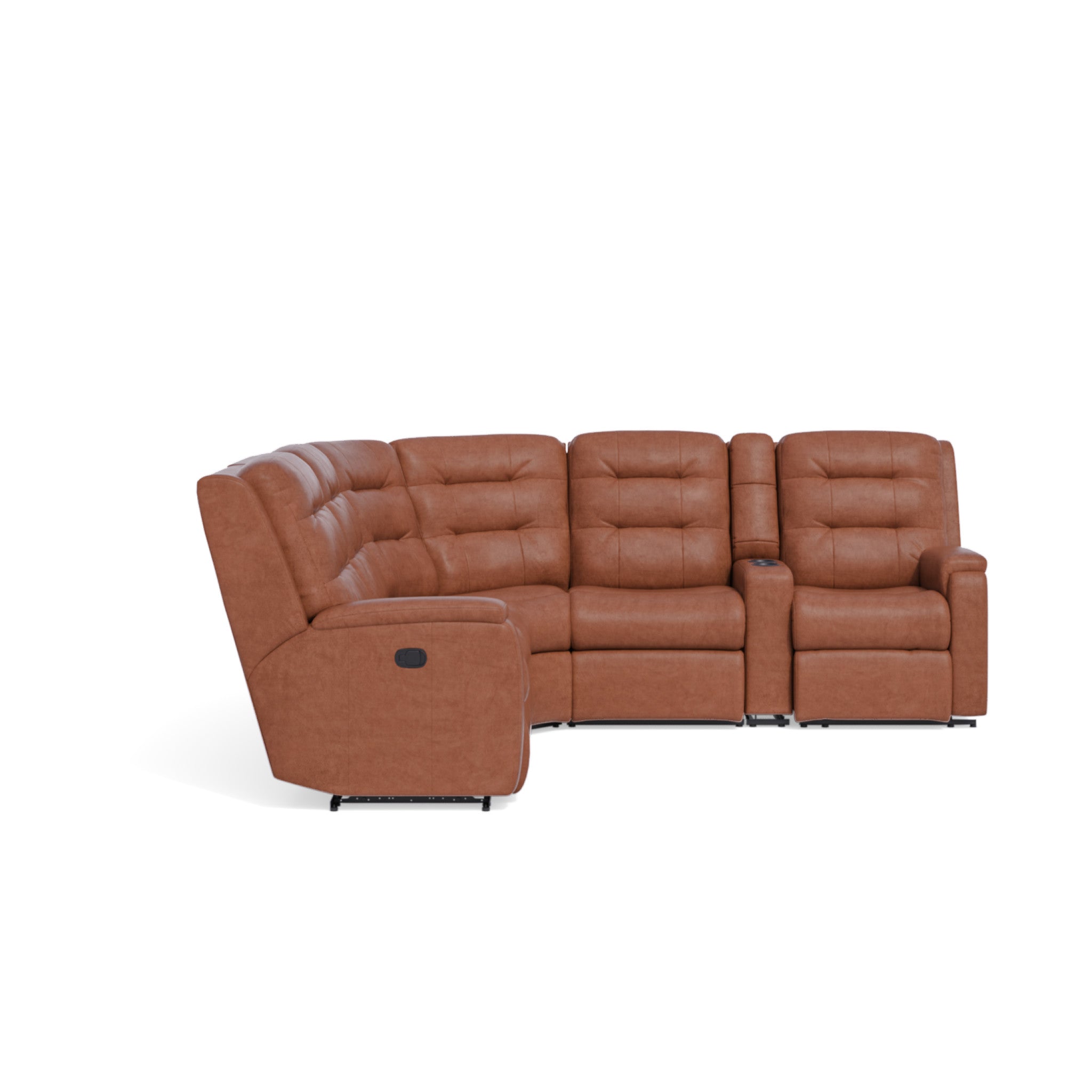 Arlo Leather Reclining Sectional