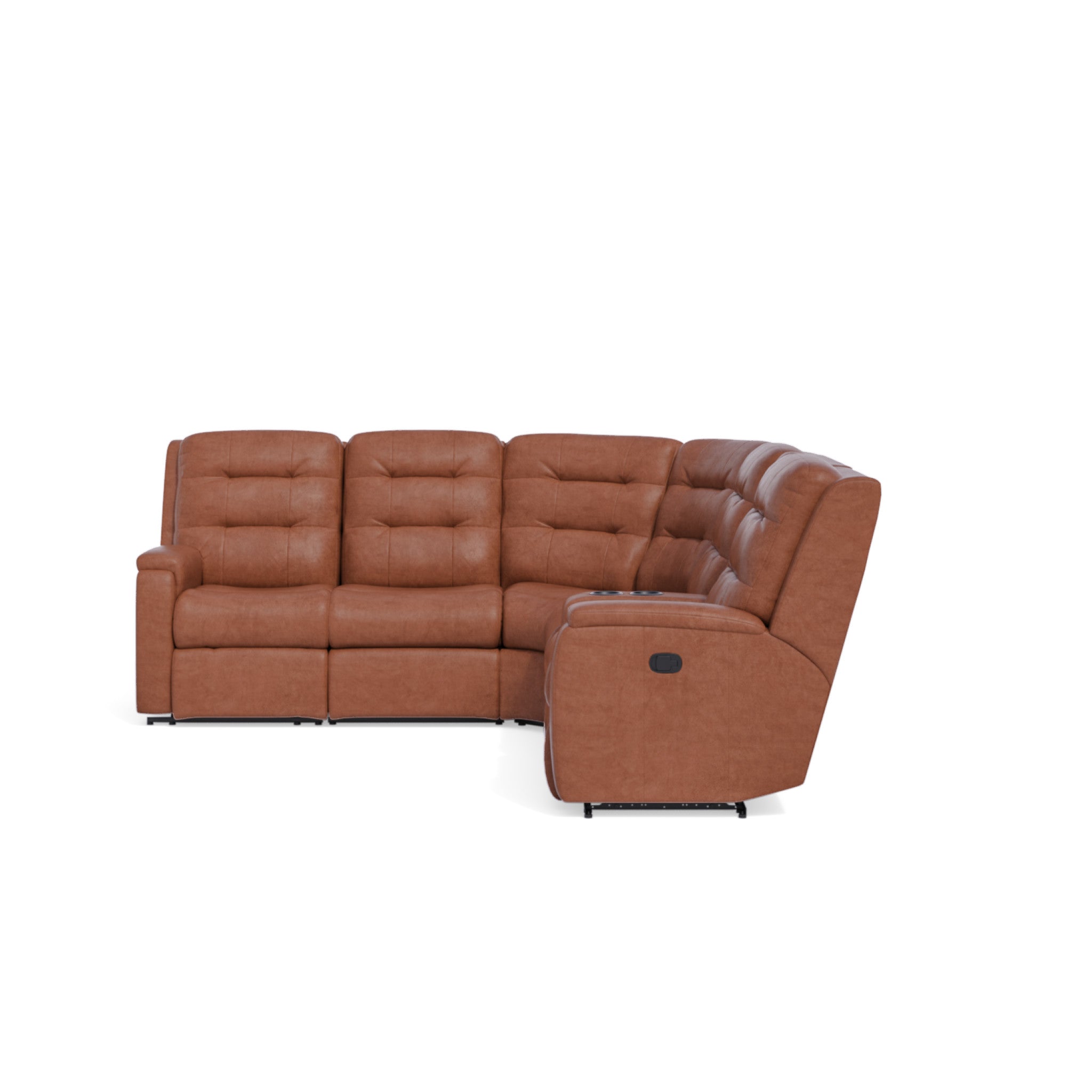 Arlo Leather Reclining Sectional