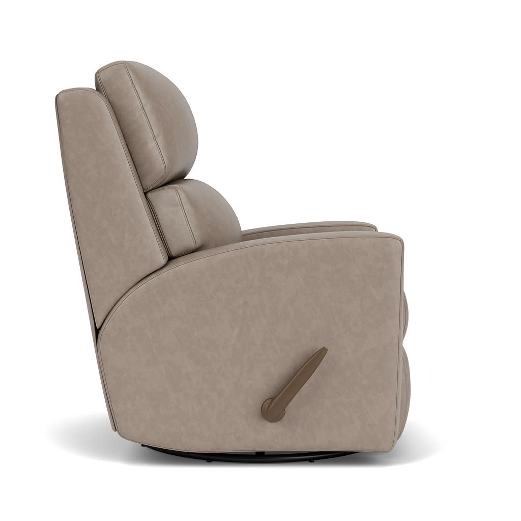 Catalina Leather Swivel Gliding Recliner