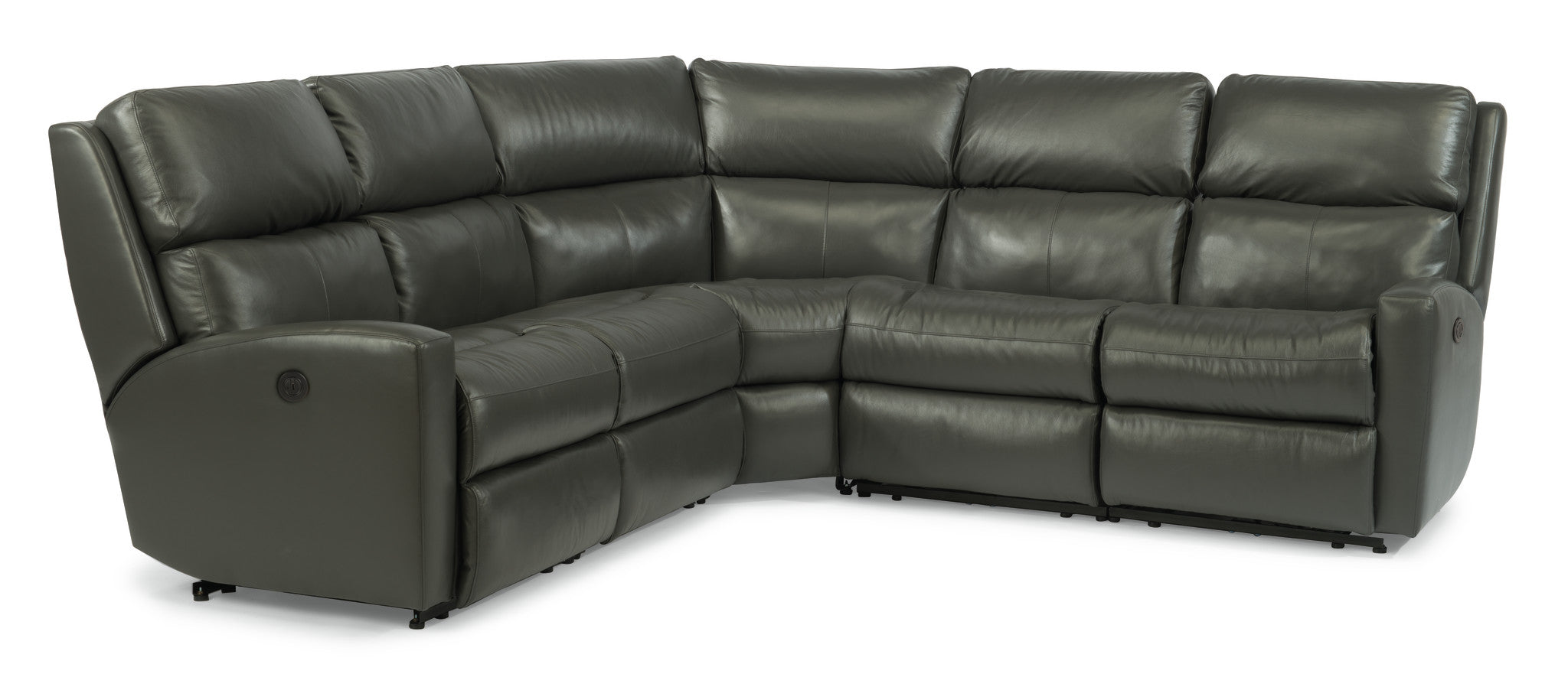 Catalina Leather Power Reclining Sectional