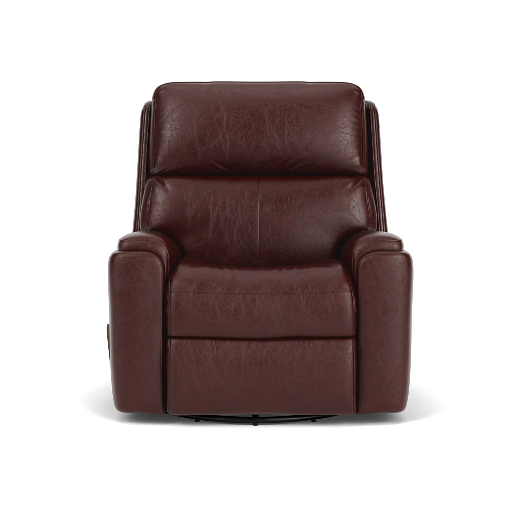 Rio Leather Swivel Gliding Recliner