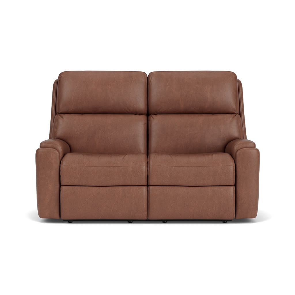 Rio Leather Reclining Loveseat