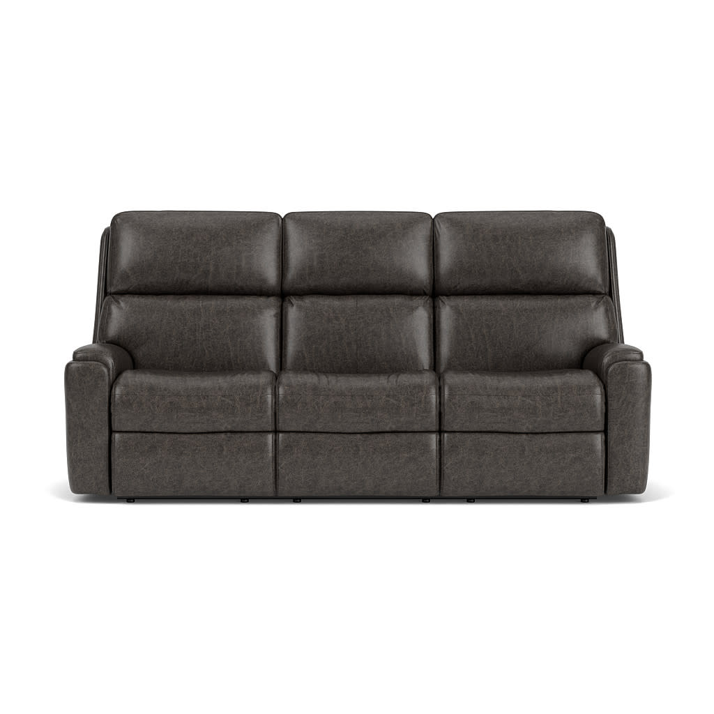 Rio Leather Power Reclining Sofa with Power Headrests