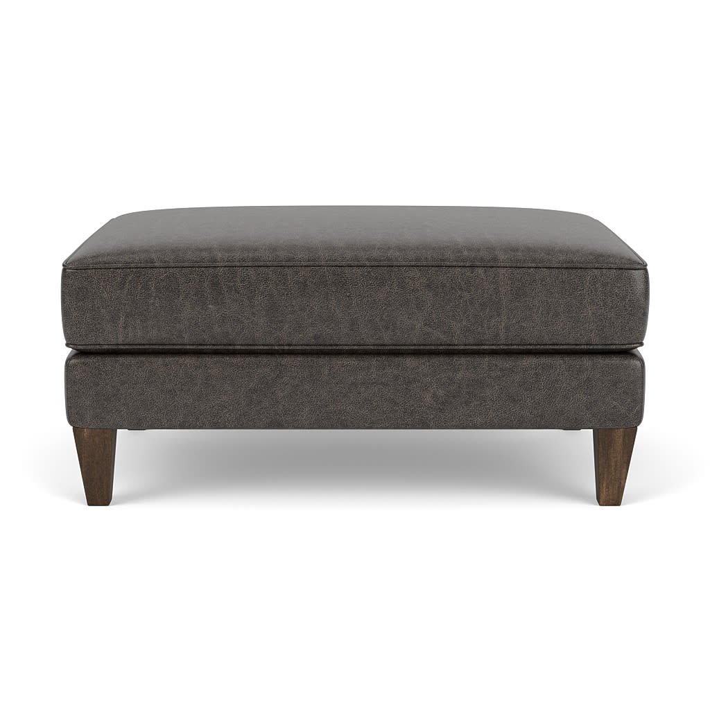 Digby Leather Cocktail Ottoman