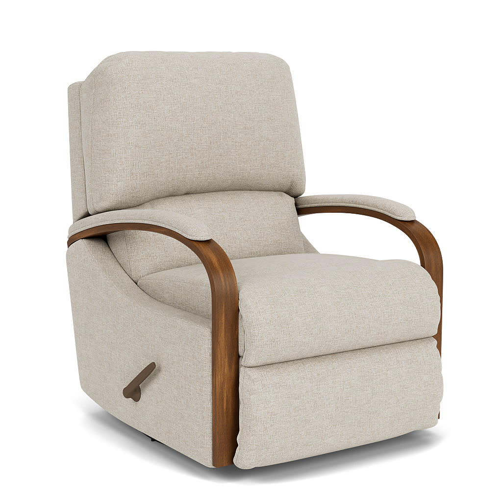 Woodlawn Fabric Swivel Gliding Recliner