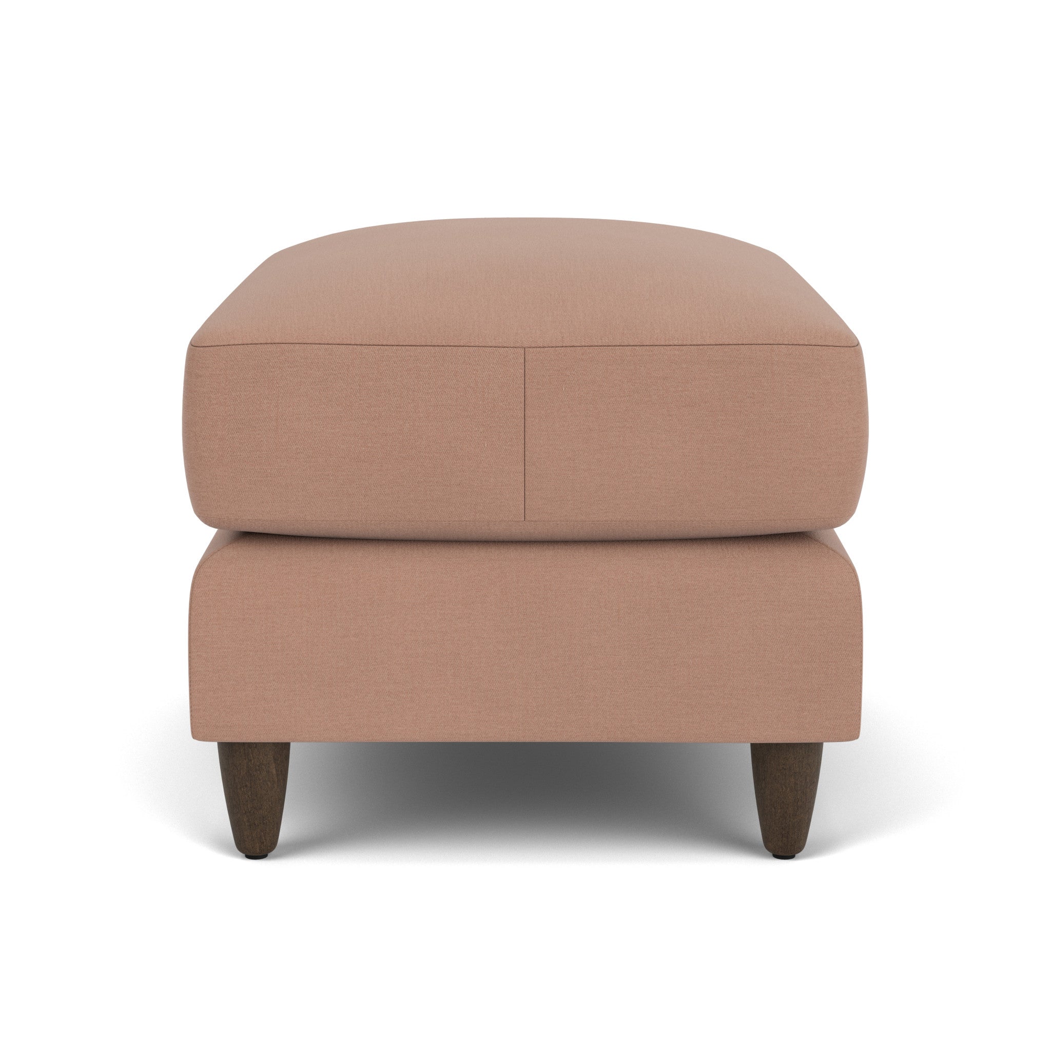 Fern Fabric Ottoman