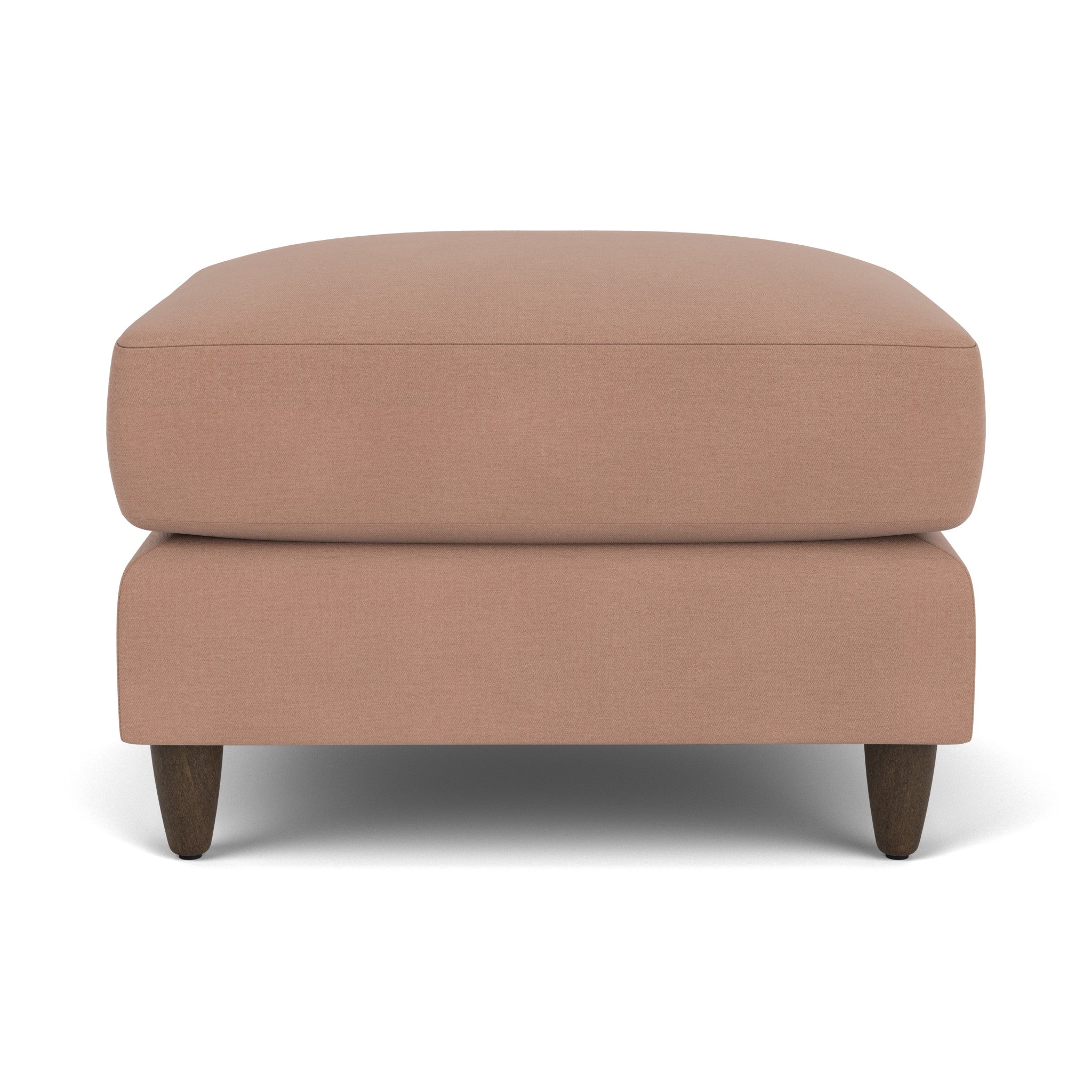 Fern Fabric Ottoman