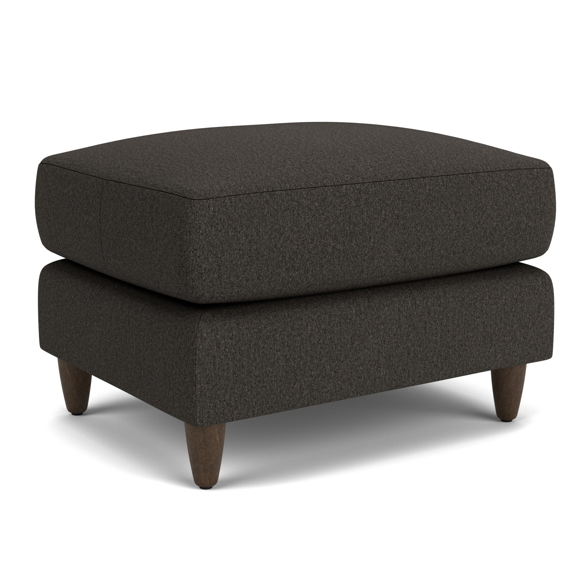 Fern Fabric Ottoman